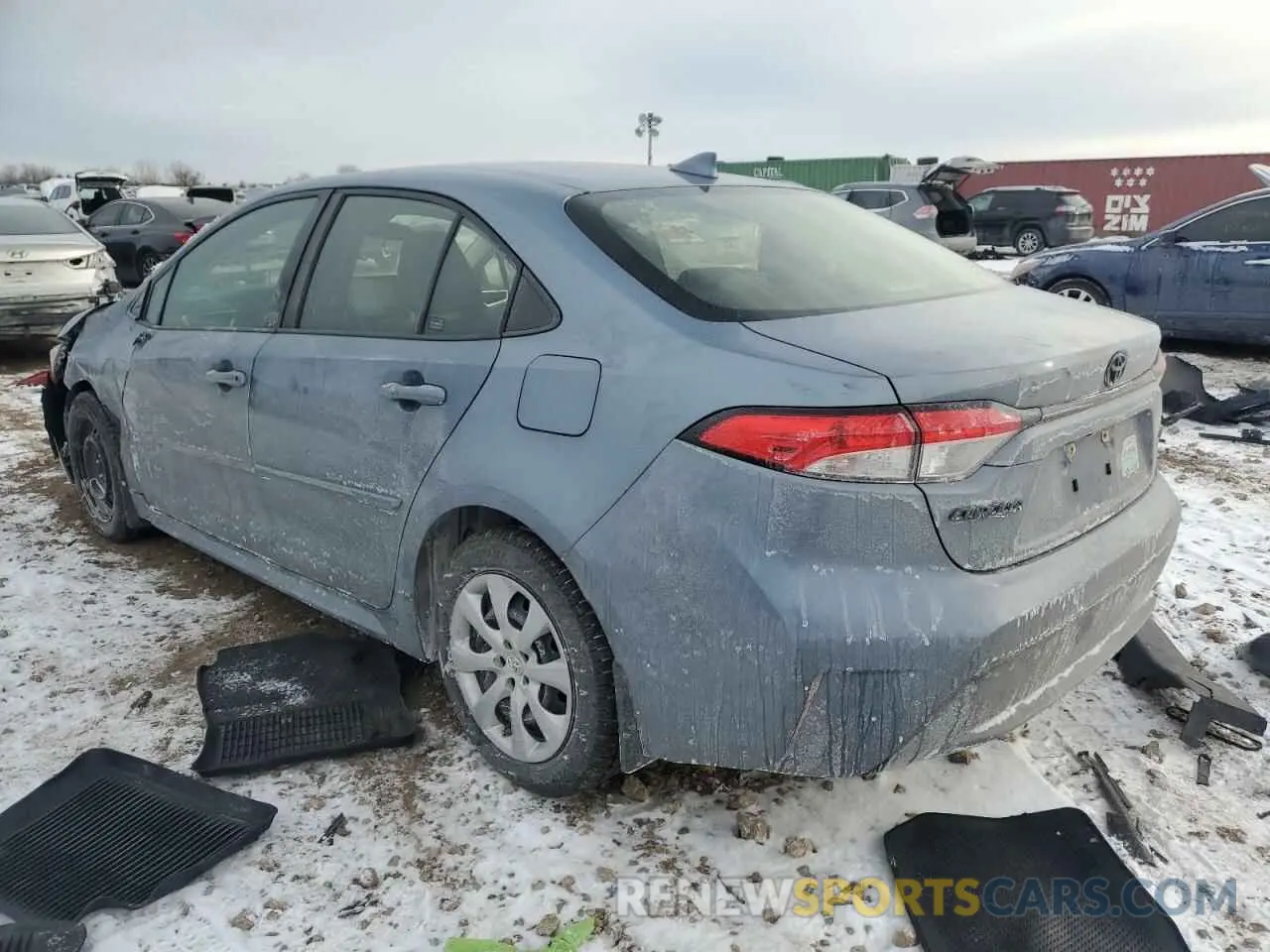 2 fotografías del automóvil dañado JTDEPRAE0LJ102901 TOYOTA COROLLA 2020