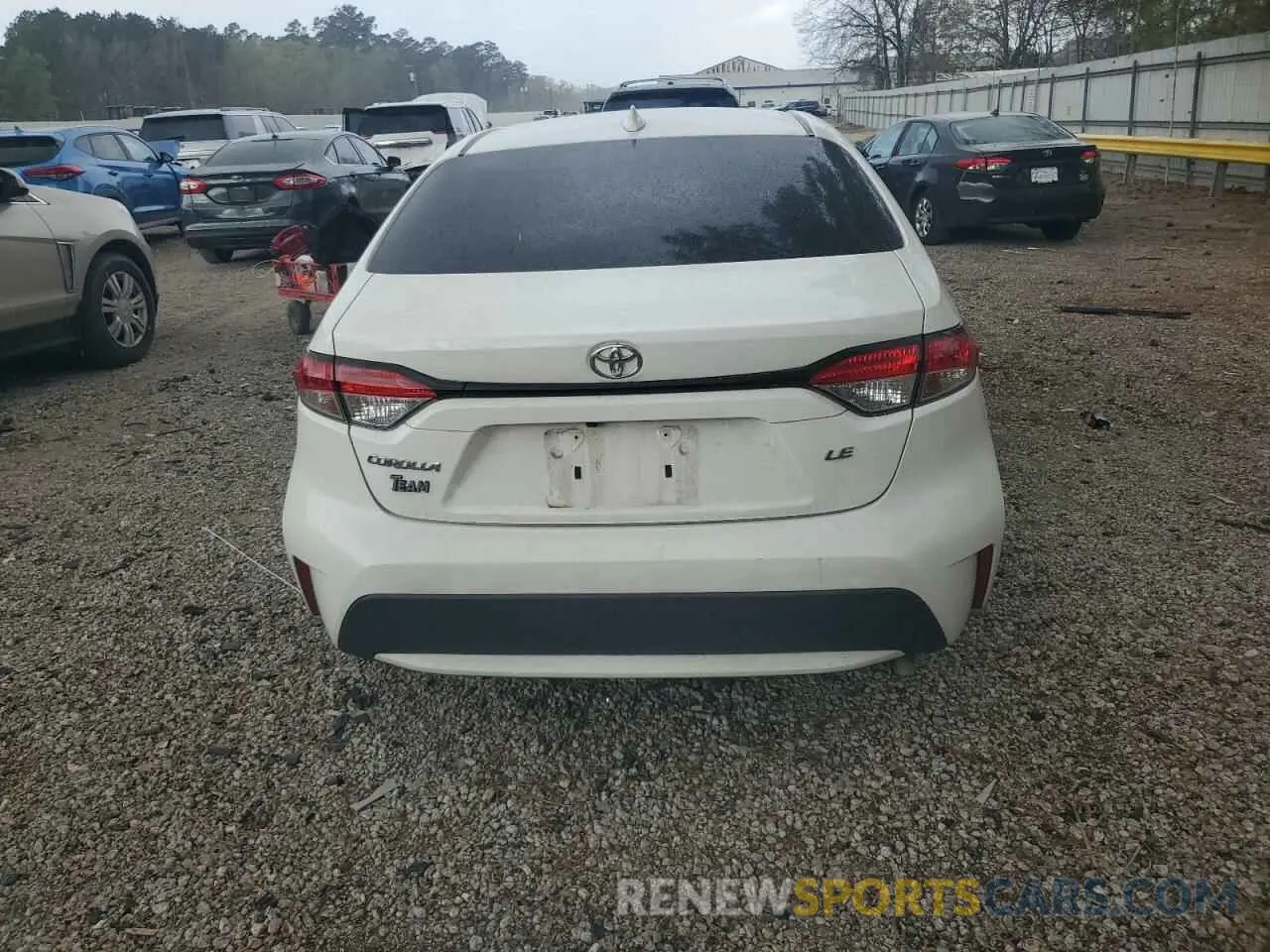 6 fotografías del automóvil dañado JTDEPRAE0LJ103062 TOYOTA COROLLA 2020