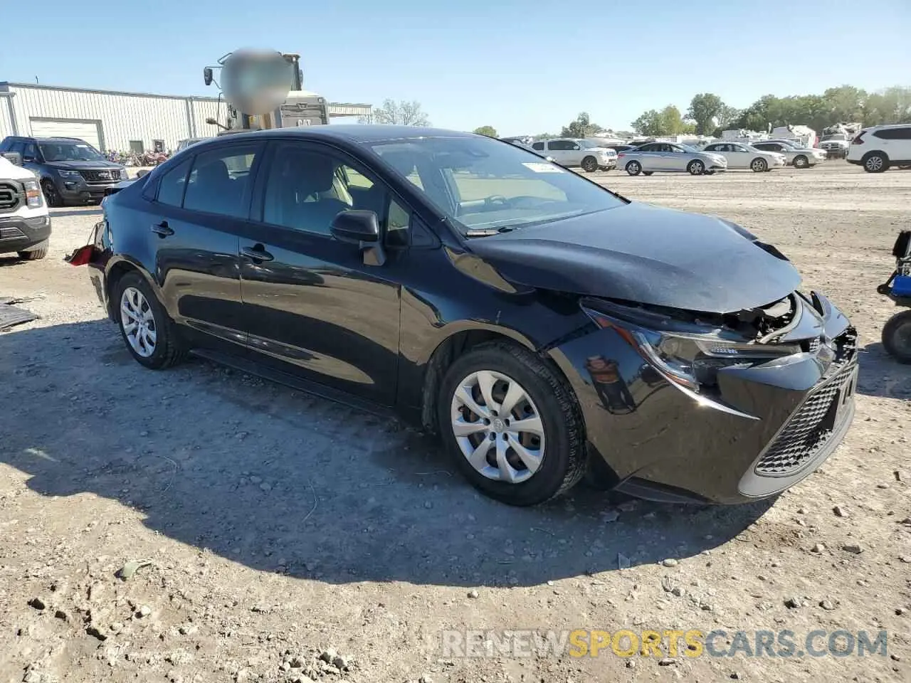 4 fotografías del automóvil dañado JTDEPRAE0LJ104938 TOYOTA COROLLA 2020