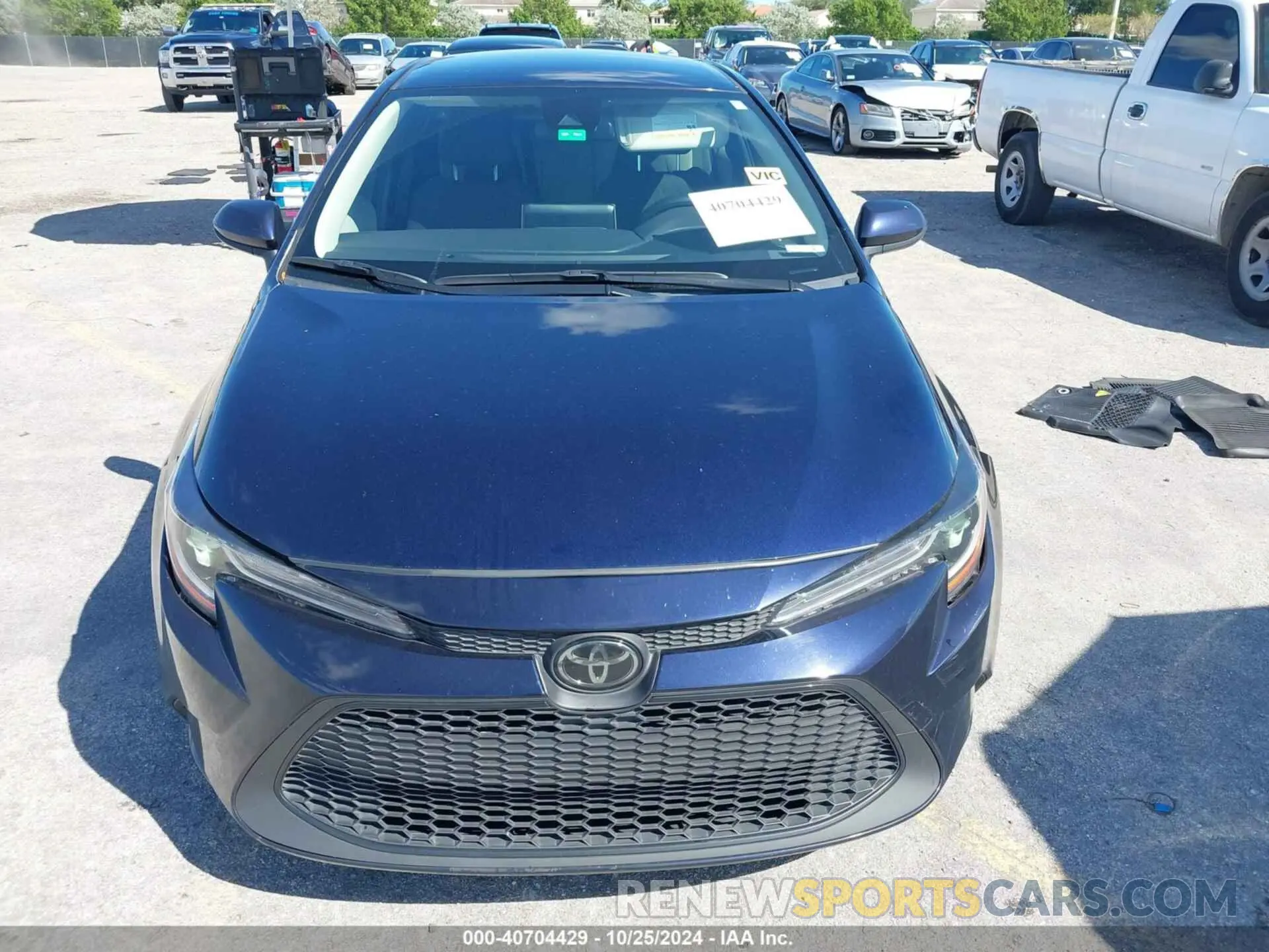 12 fotografías del automóvil dañado JTDEPRAE0LJ107628 TOYOTA COROLLA 2020