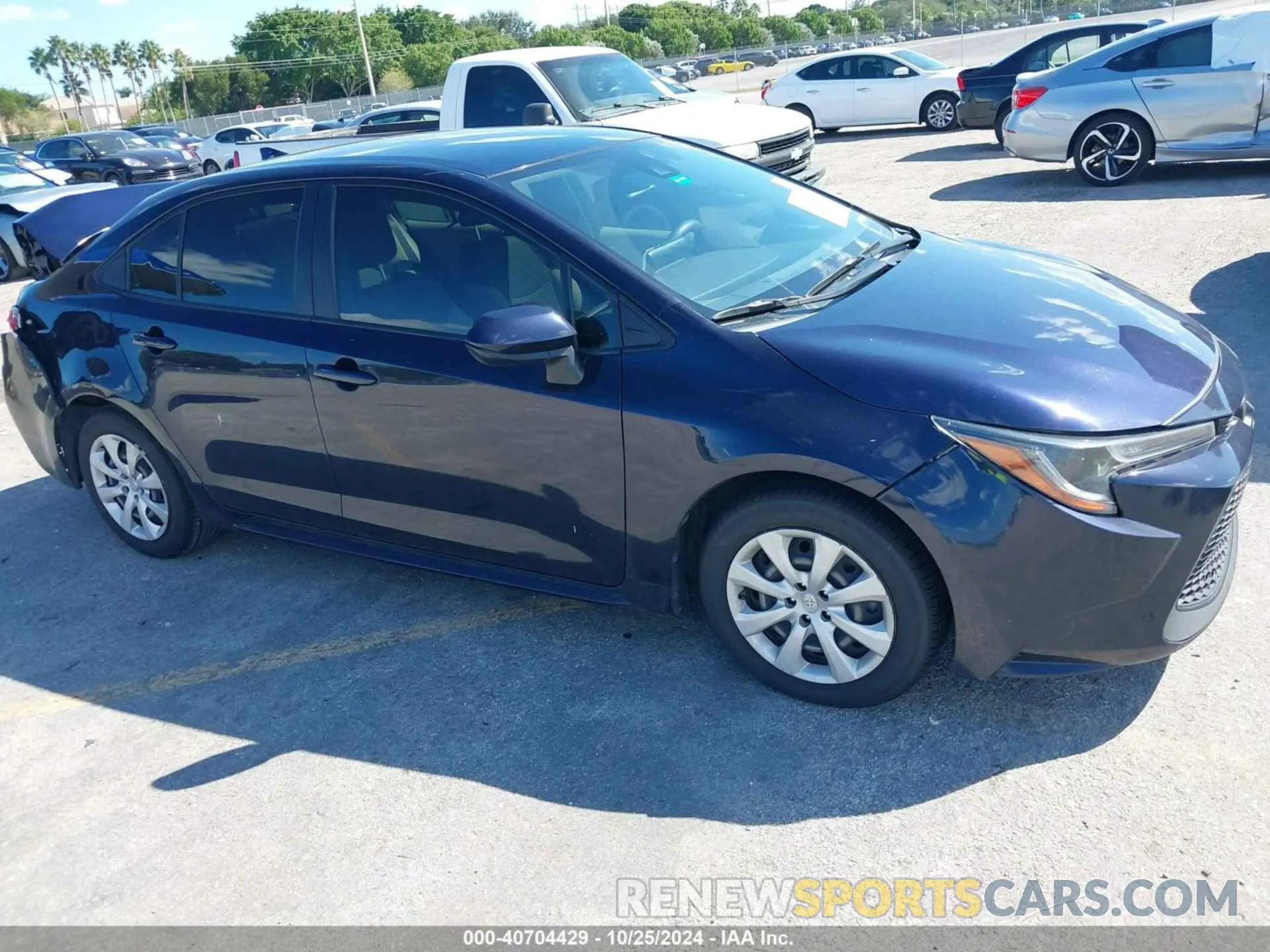13 fotografías del automóvil dañado JTDEPRAE0LJ107628 TOYOTA COROLLA 2020