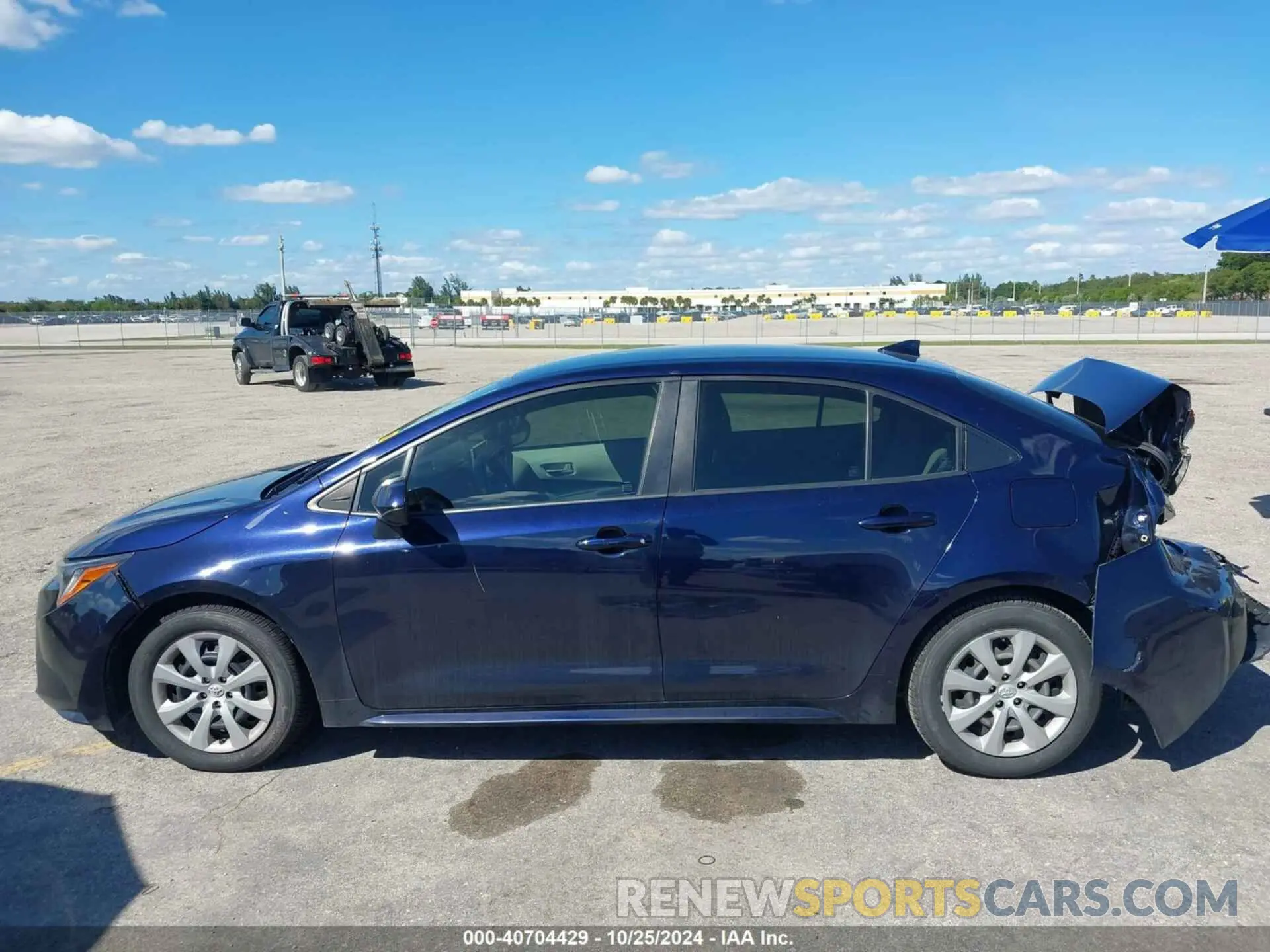 14 fotografías del automóvil dañado JTDEPRAE0LJ107628 TOYOTA COROLLA 2020