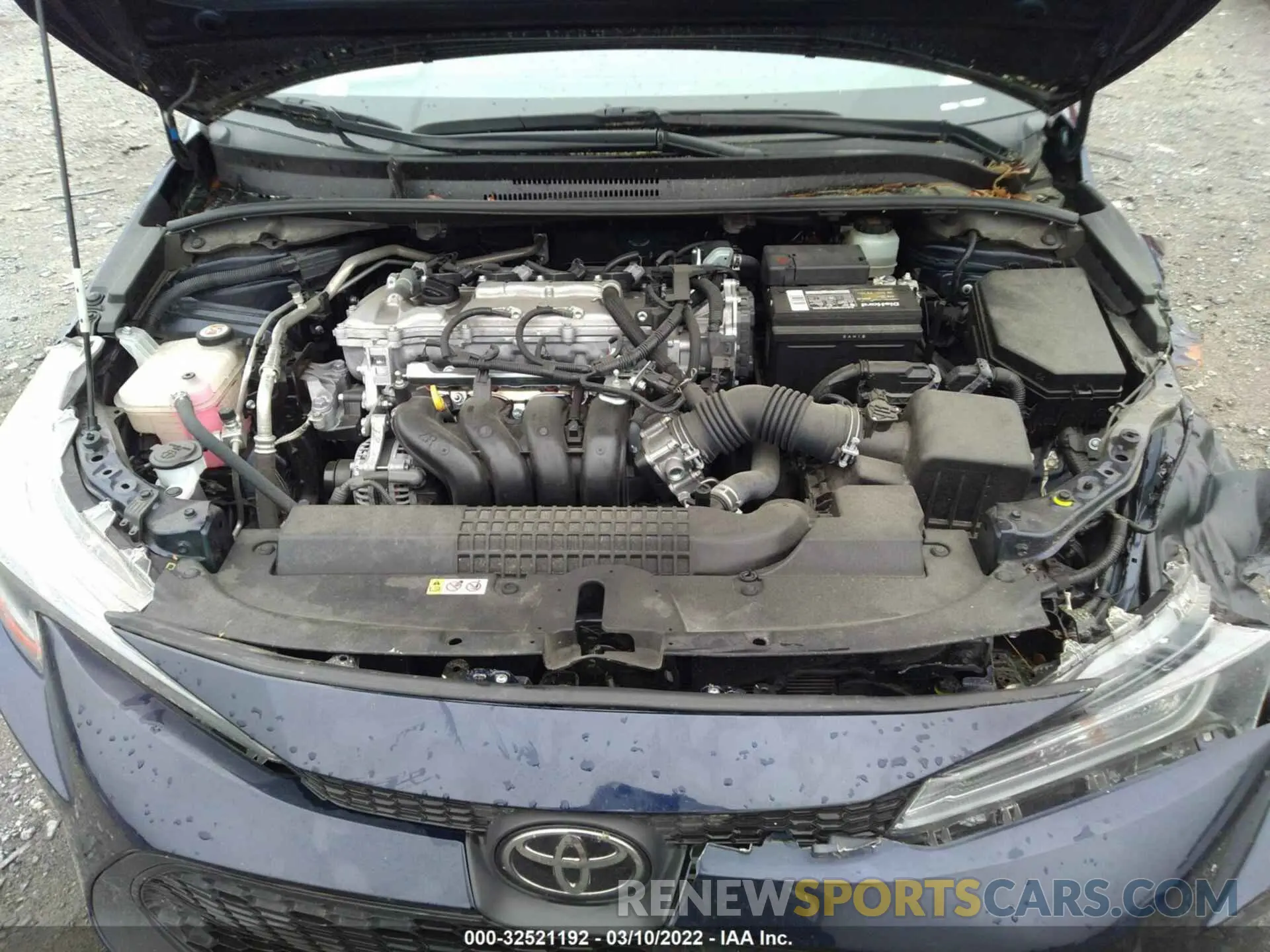 10 fotografías del automóvil dañado JTDEPRAE0LJ109668 TOYOTA COROLLA 2020
