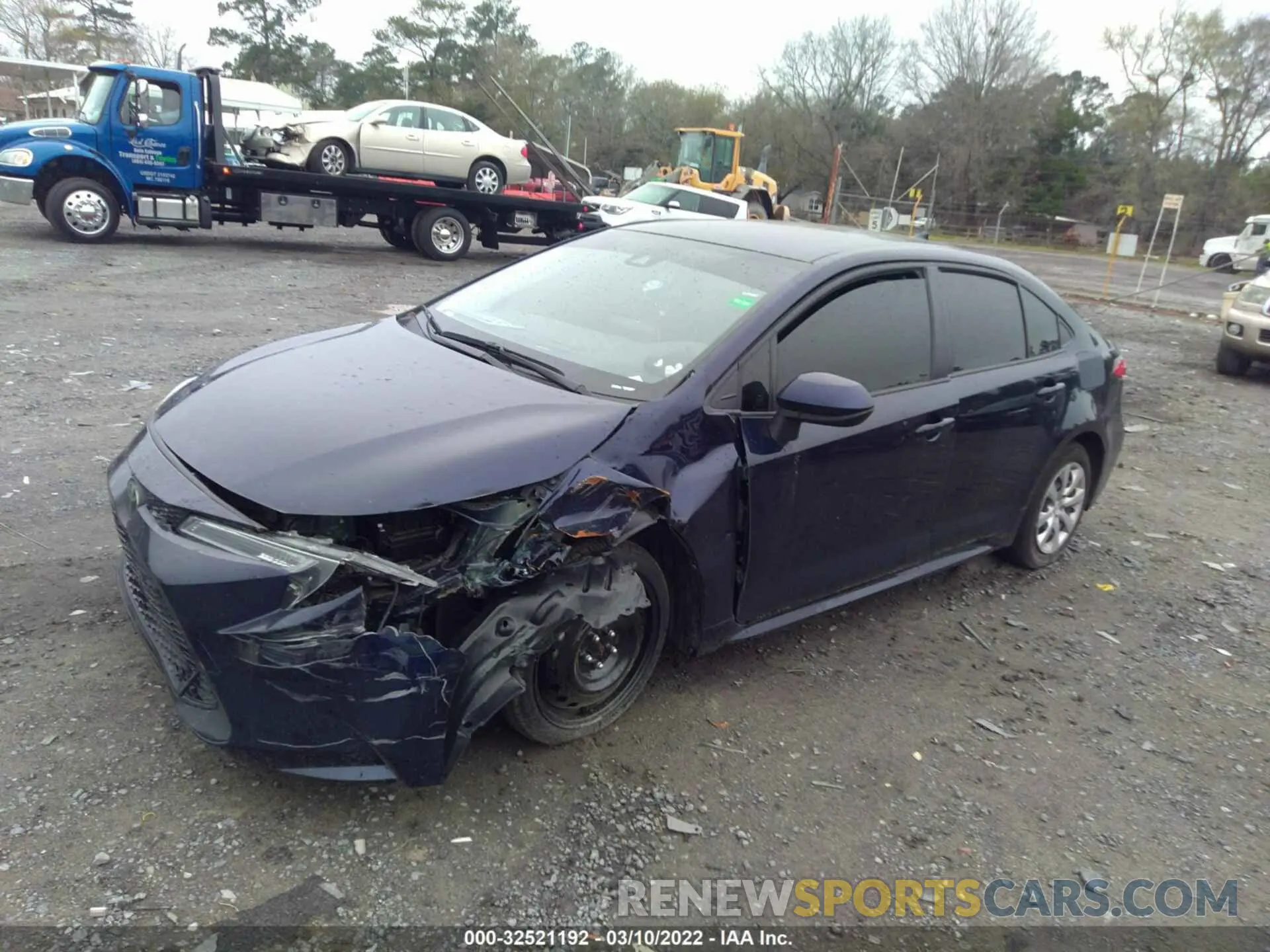 2 fotografías del automóvil dañado JTDEPRAE0LJ109668 TOYOTA COROLLA 2020