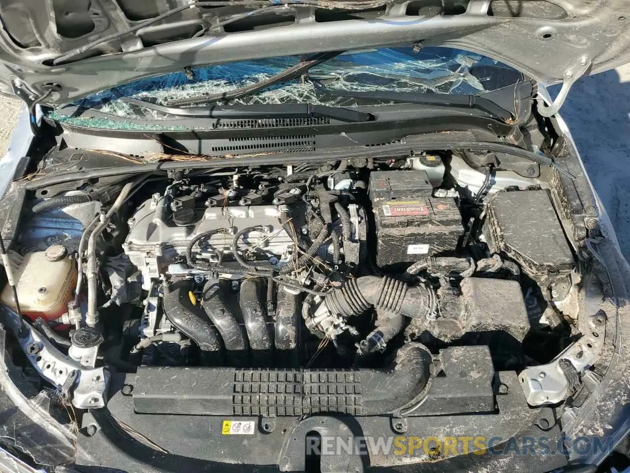 11 fotografías del automóvil dañado JTDEPRAE0LJ116734 TOYOTA COROLLA 2020