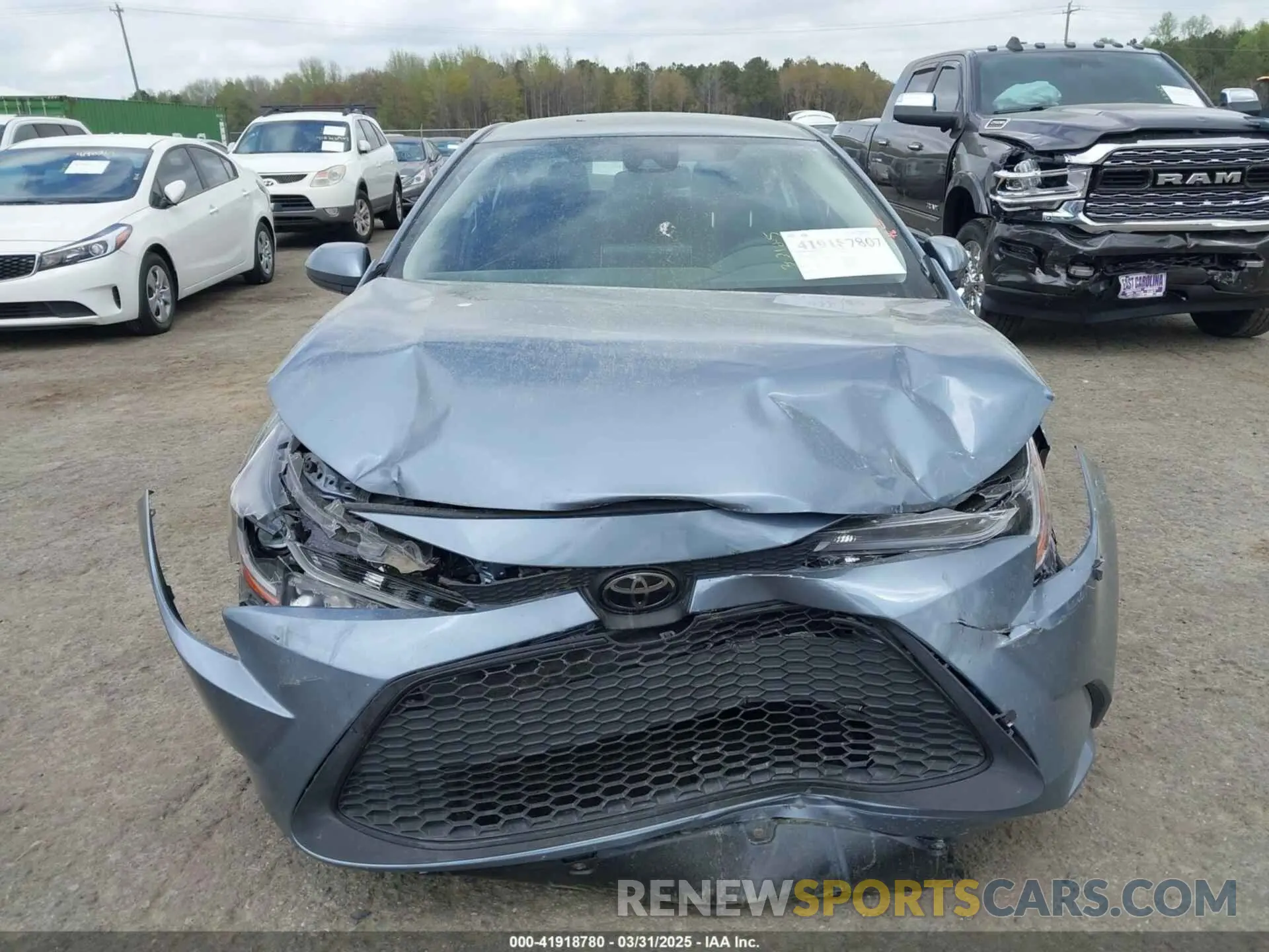 12 fotografías del automóvil dañado JTDEPRAE0LJ116796 TOYOTA COROLLA 2020