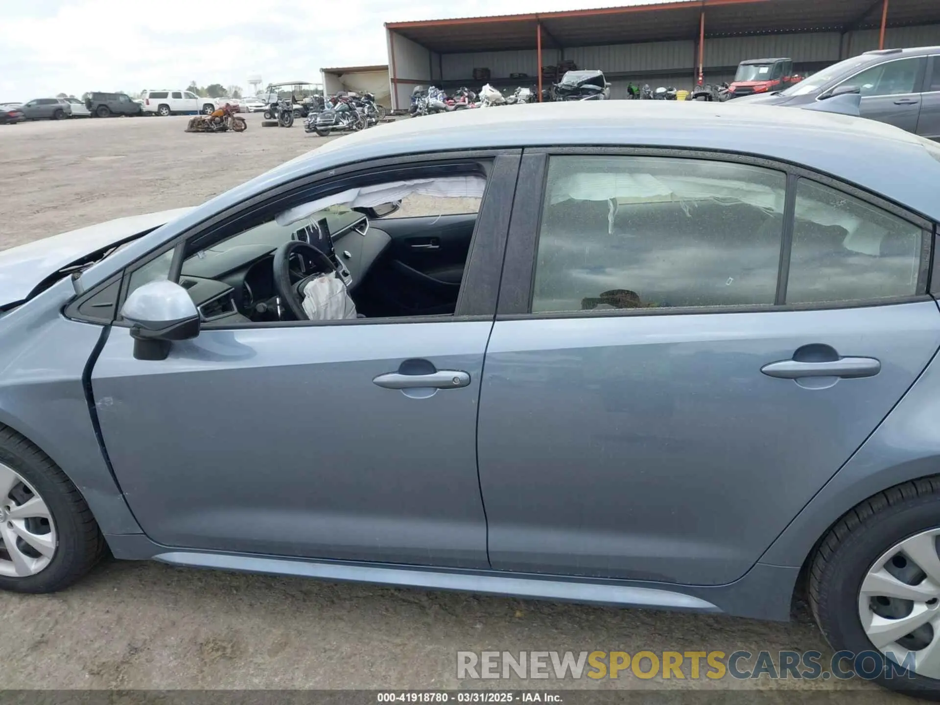 14 fotografías del automóvil dañado JTDEPRAE0LJ116796 TOYOTA COROLLA 2020