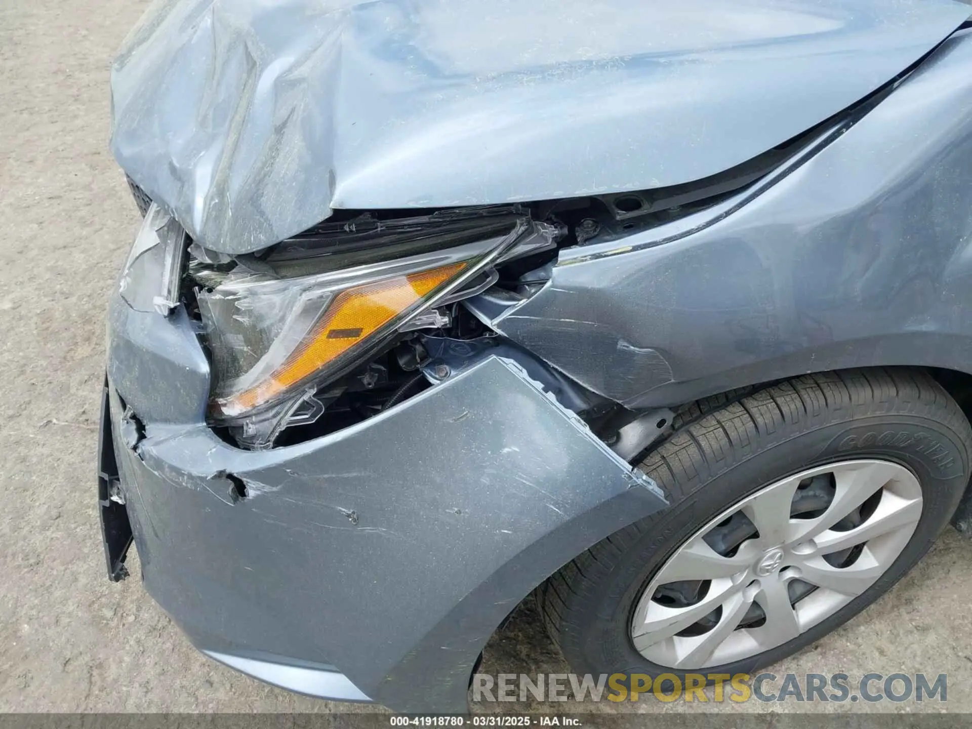 18 fotografías del automóvil dañado JTDEPRAE0LJ116796 TOYOTA COROLLA 2020