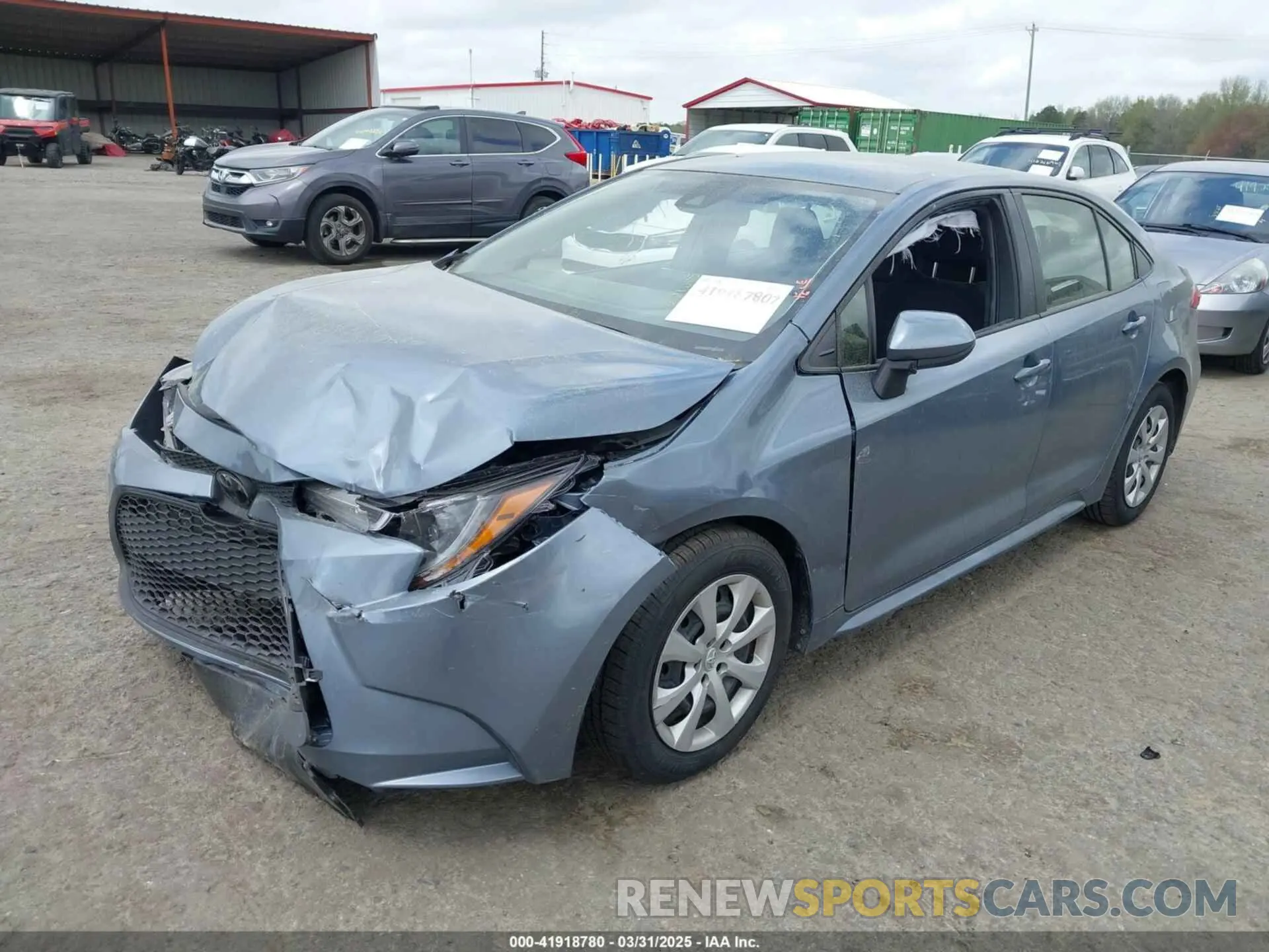 2 fotografías del automóvil dañado JTDEPRAE0LJ116796 TOYOTA COROLLA 2020