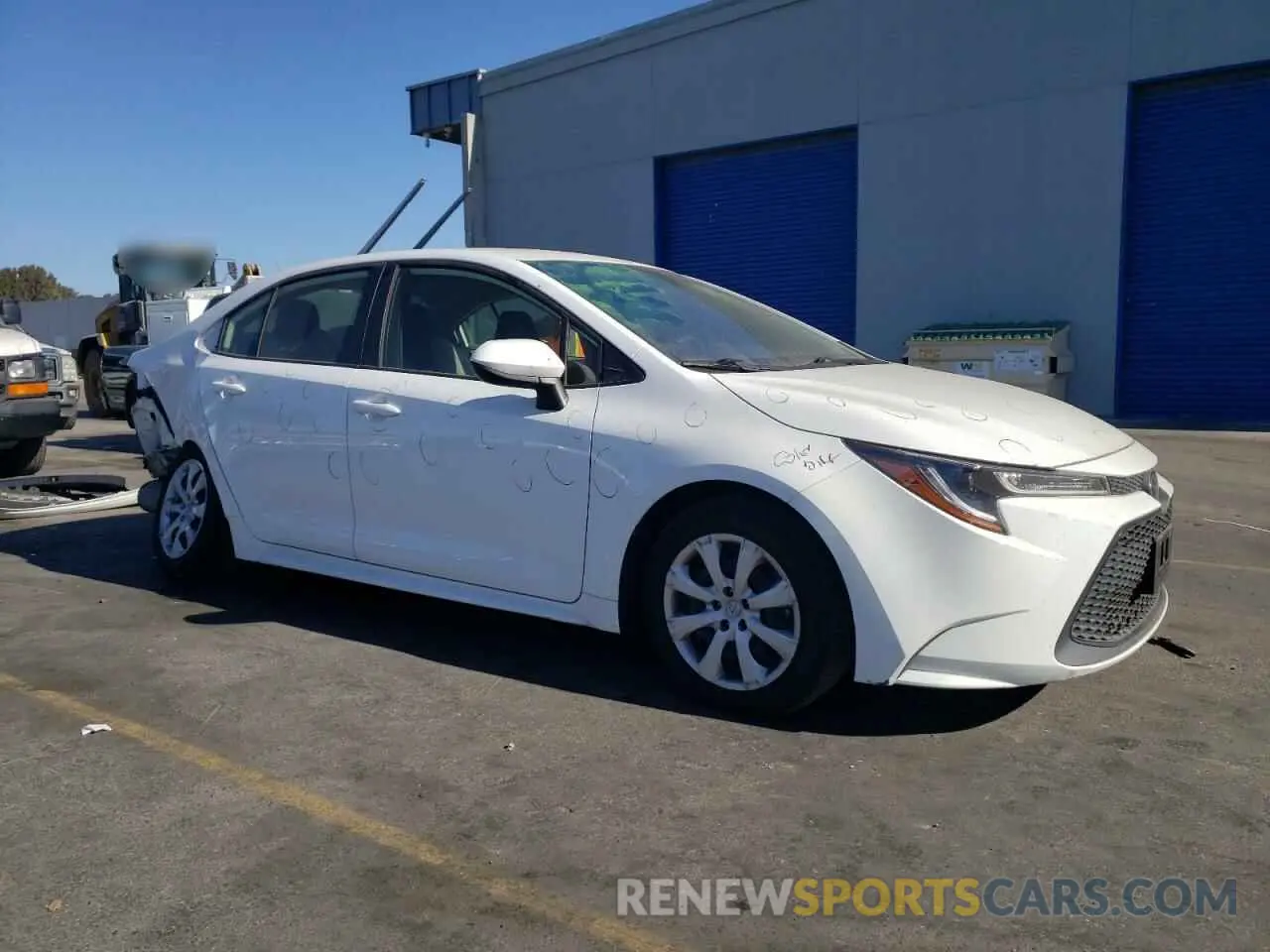 4 fotografías del automóvil dañado JTDEPRAE1LJ006422 TOYOTA COROLLA 2020