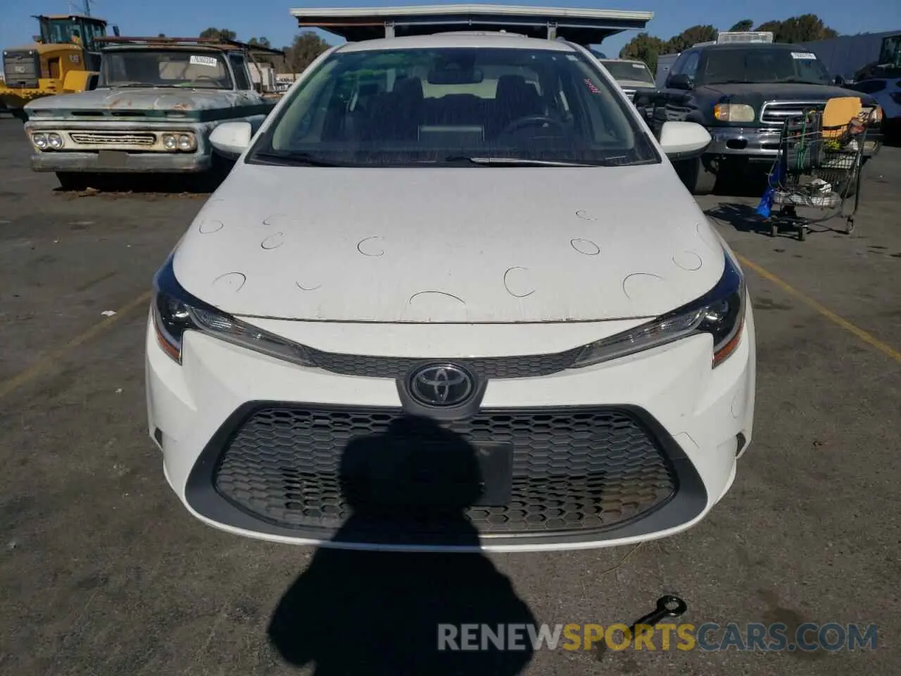 5 fotografías del automóvil dañado JTDEPRAE1LJ006422 TOYOTA COROLLA 2020