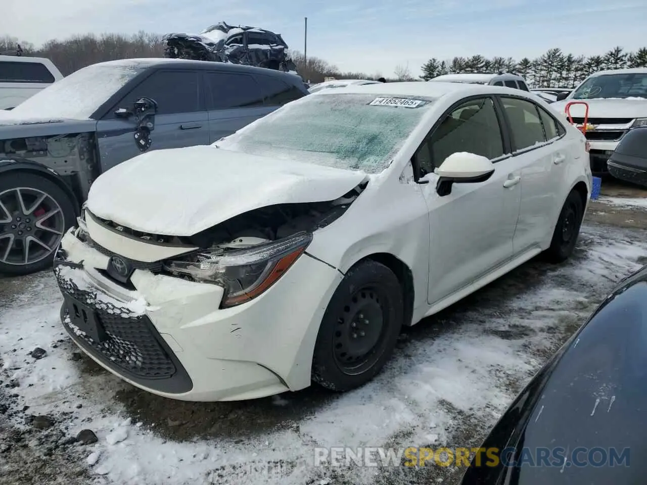 1 fotografías del automóvil dañado JTDEPRAE1LJ007991 TOYOTA COROLLA 2020