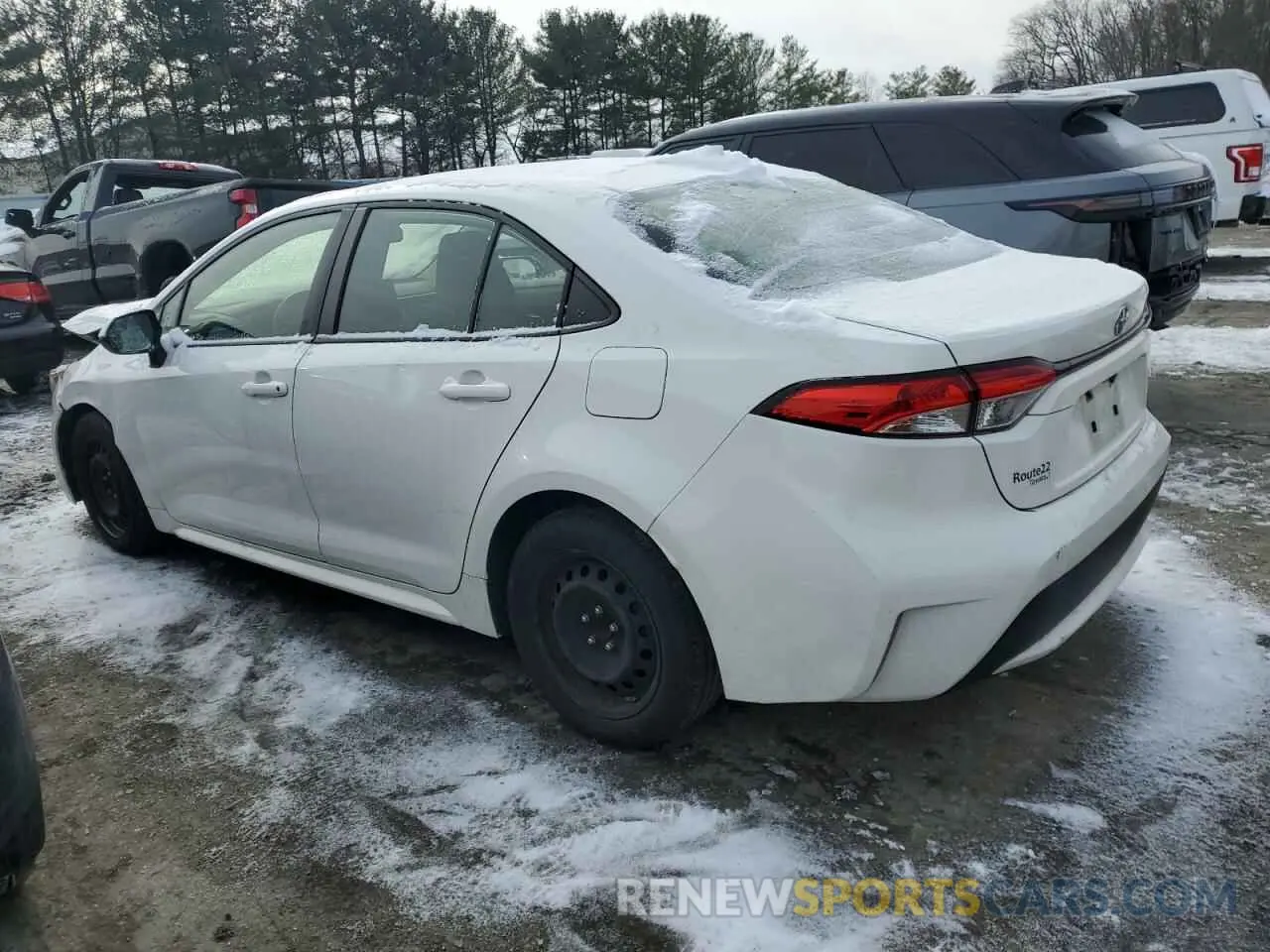 2 fotografías del automóvil dañado JTDEPRAE1LJ007991 TOYOTA COROLLA 2020