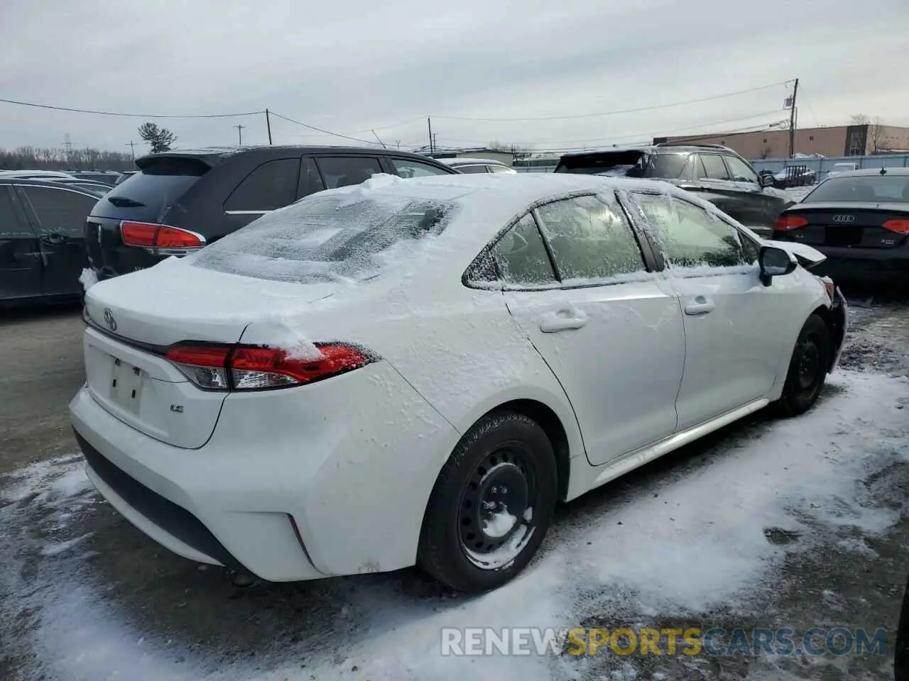3 fotografías del automóvil dañado JTDEPRAE1LJ007991 TOYOTA COROLLA 2020