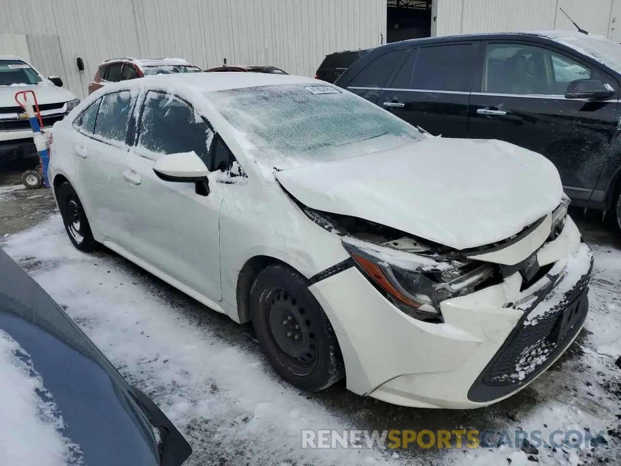 4 fotografías del automóvil dañado JTDEPRAE1LJ007991 TOYOTA COROLLA 2020