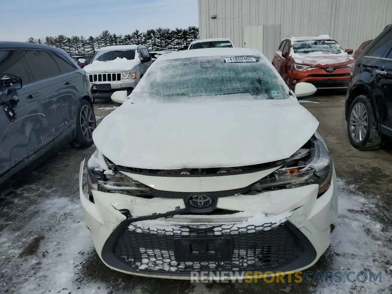 5 fotografías del automóvil dañado JTDEPRAE1LJ007991 TOYOTA COROLLA 2020