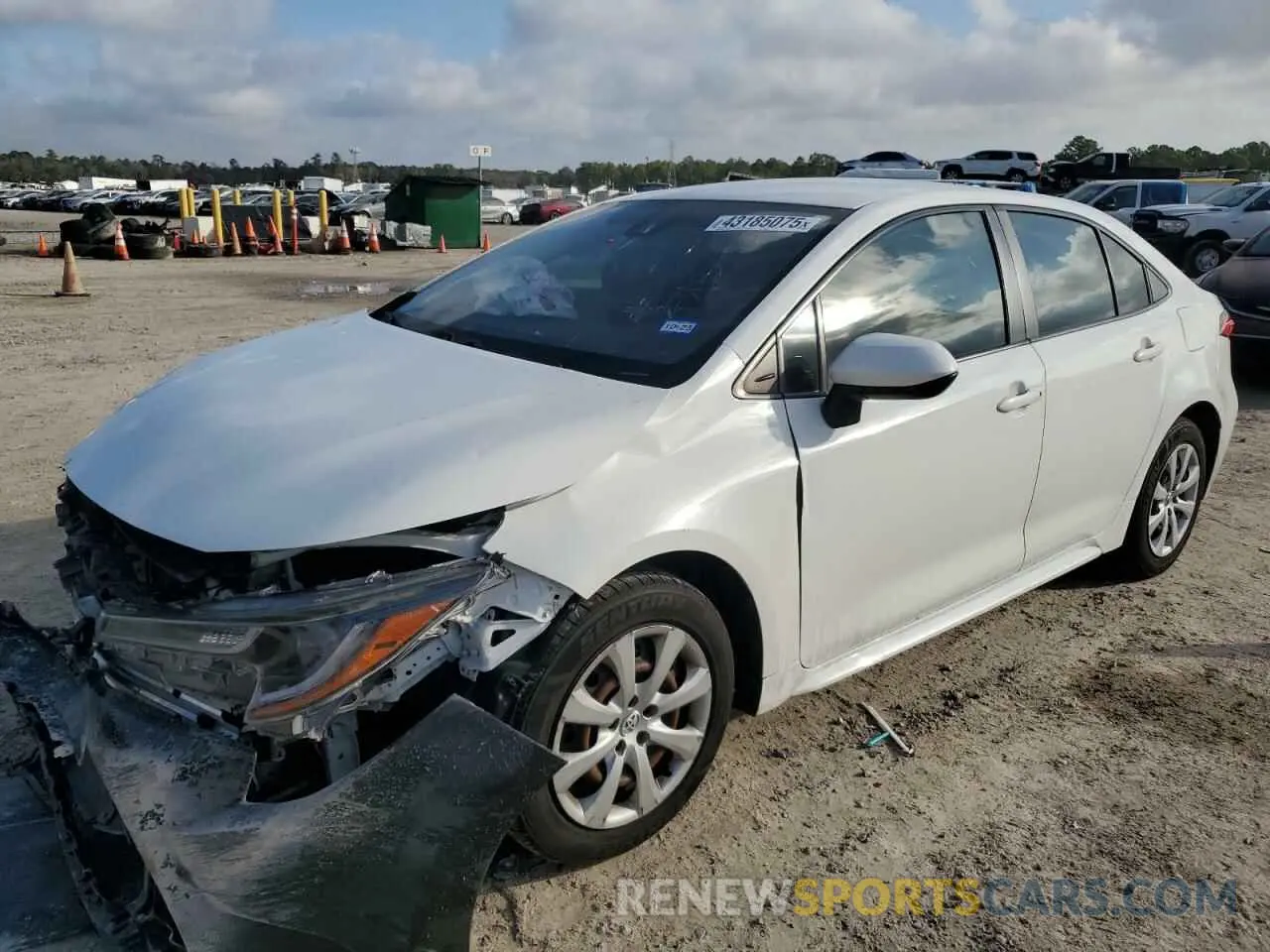 1 fotografías del automóvil dañado JTDEPRAE1LJ011992 TOYOTA COROLLA 2020