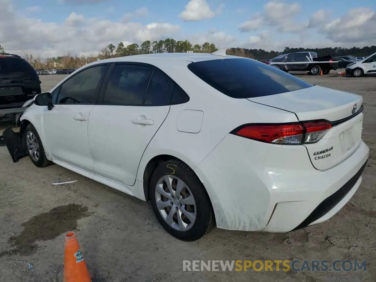 2 fotografías del automóvil dañado JTDEPRAE1LJ011992 TOYOTA COROLLA 2020