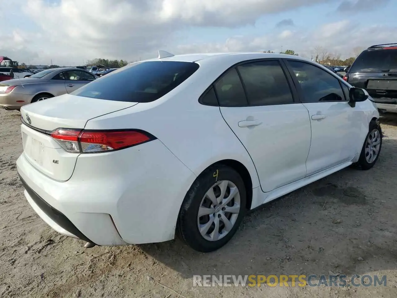 3 fotografías del automóvil dañado JTDEPRAE1LJ011992 TOYOTA COROLLA 2020