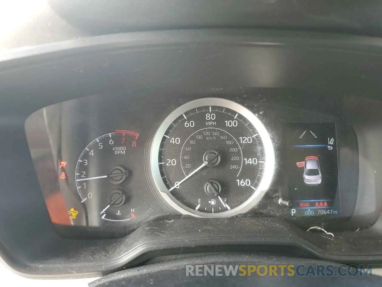 9 fotografías del automóvil dañado JTDEPRAE1LJ011992 TOYOTA COROLLA 2020