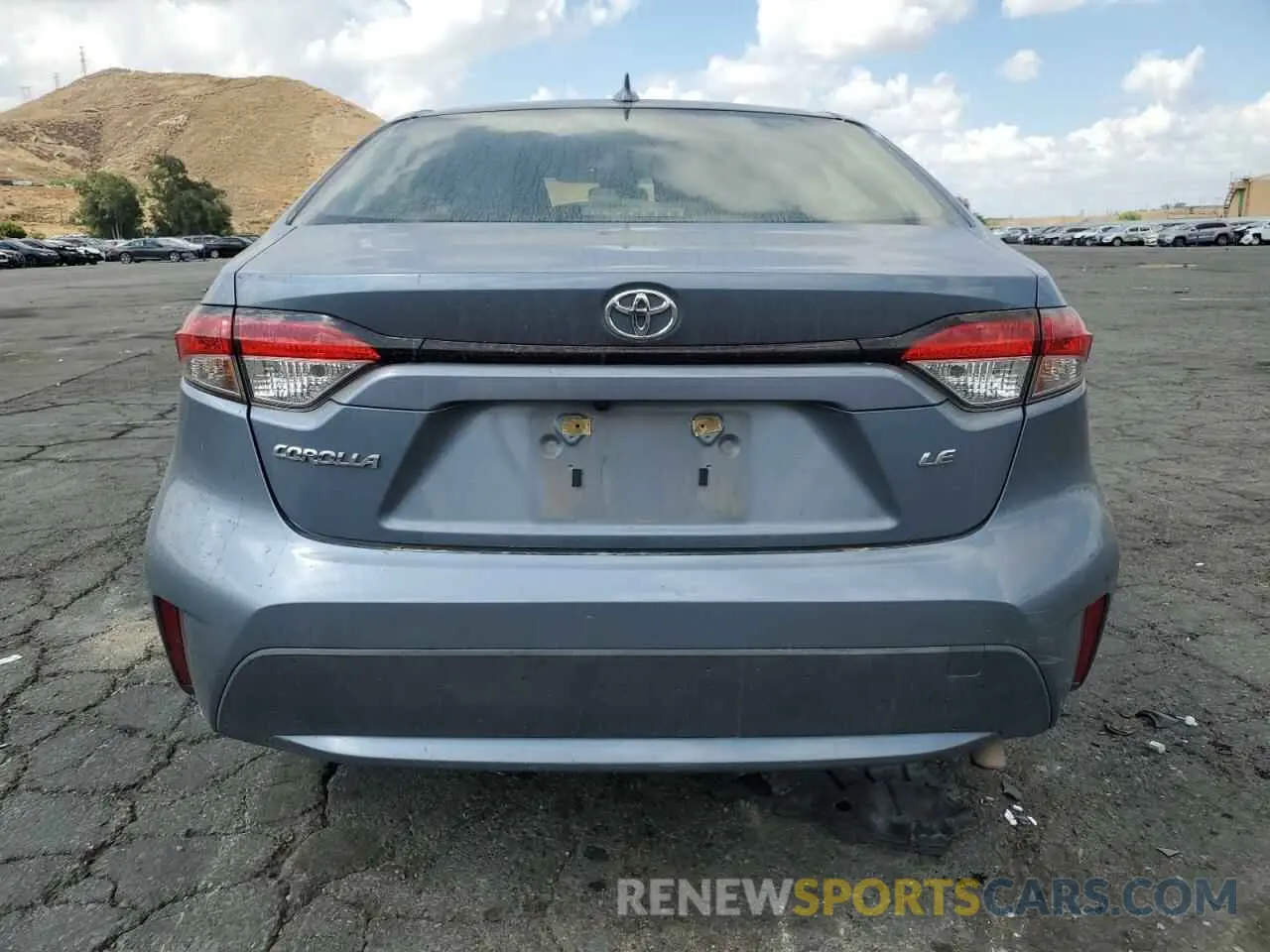 6 fotografías del automóvil dañado JTDEPRAE1LJ016898 TOYOTA COROLLA 2020