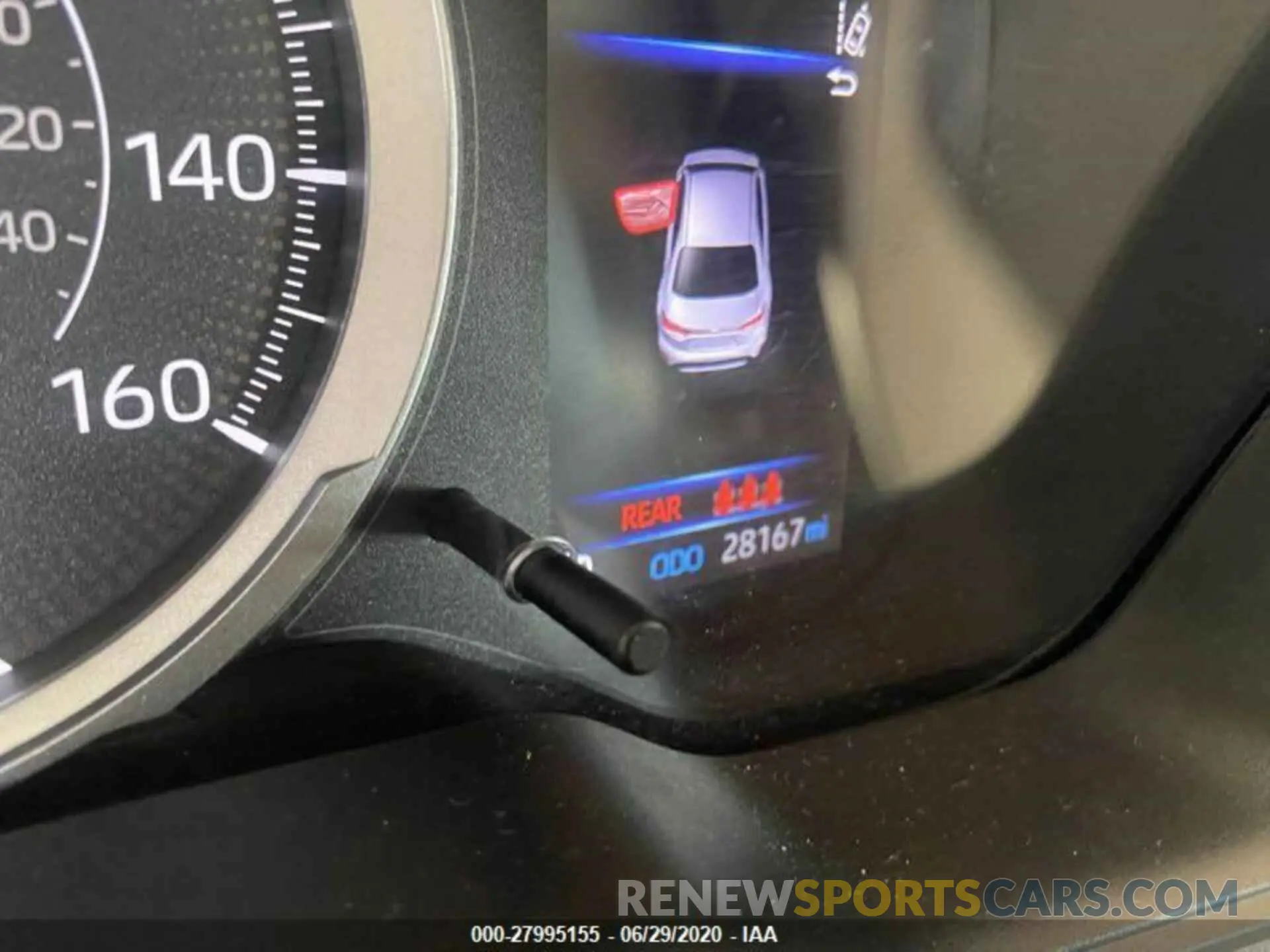 2 fotografías del automóvil dañado JTDEPRAE1LJ020241 TOYOTA COROLLA 2020