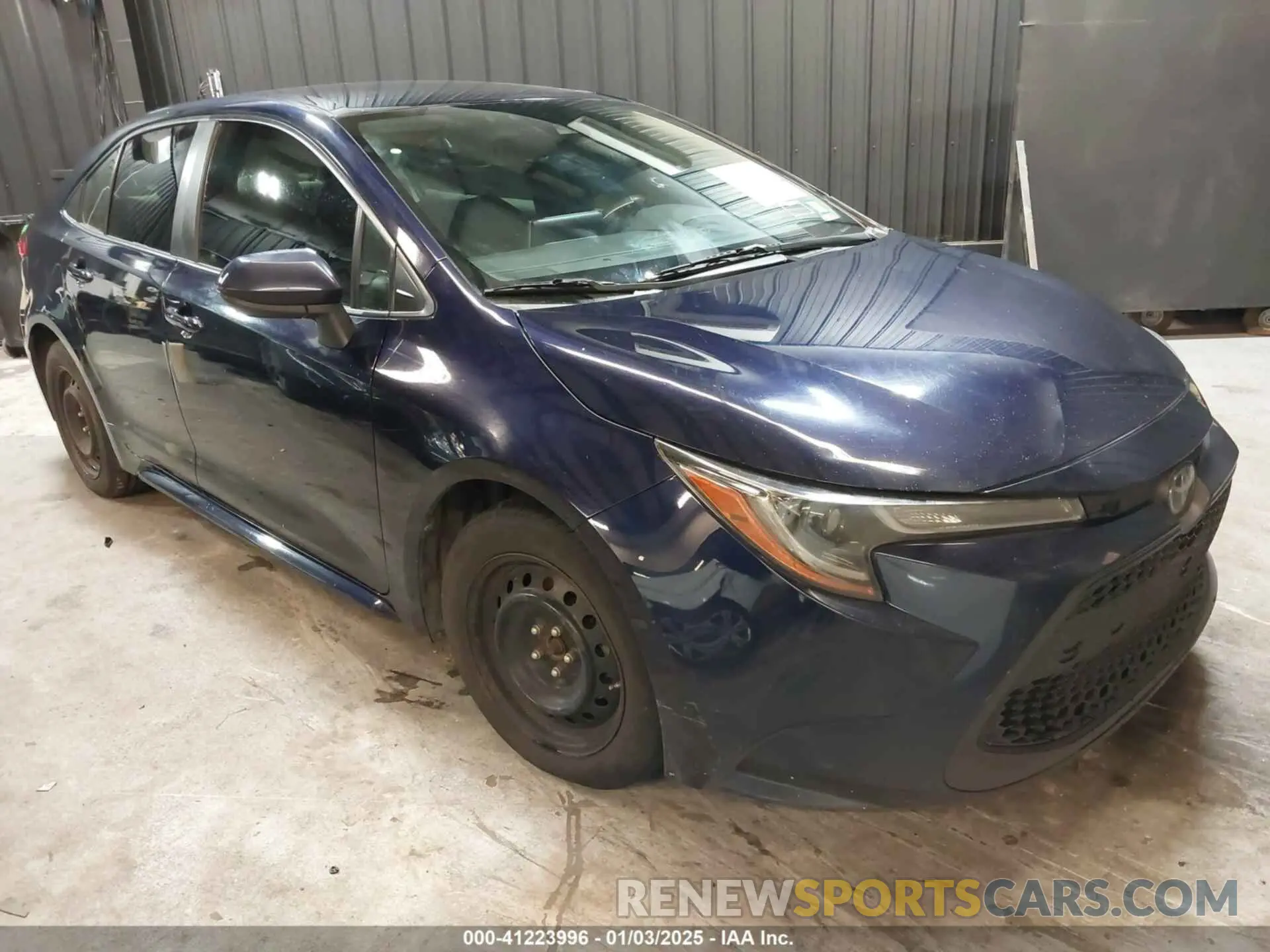 1 fotografías del automóvil dañado JTDEPRAE1LJ020854 TOYOTA COROLLA 2020