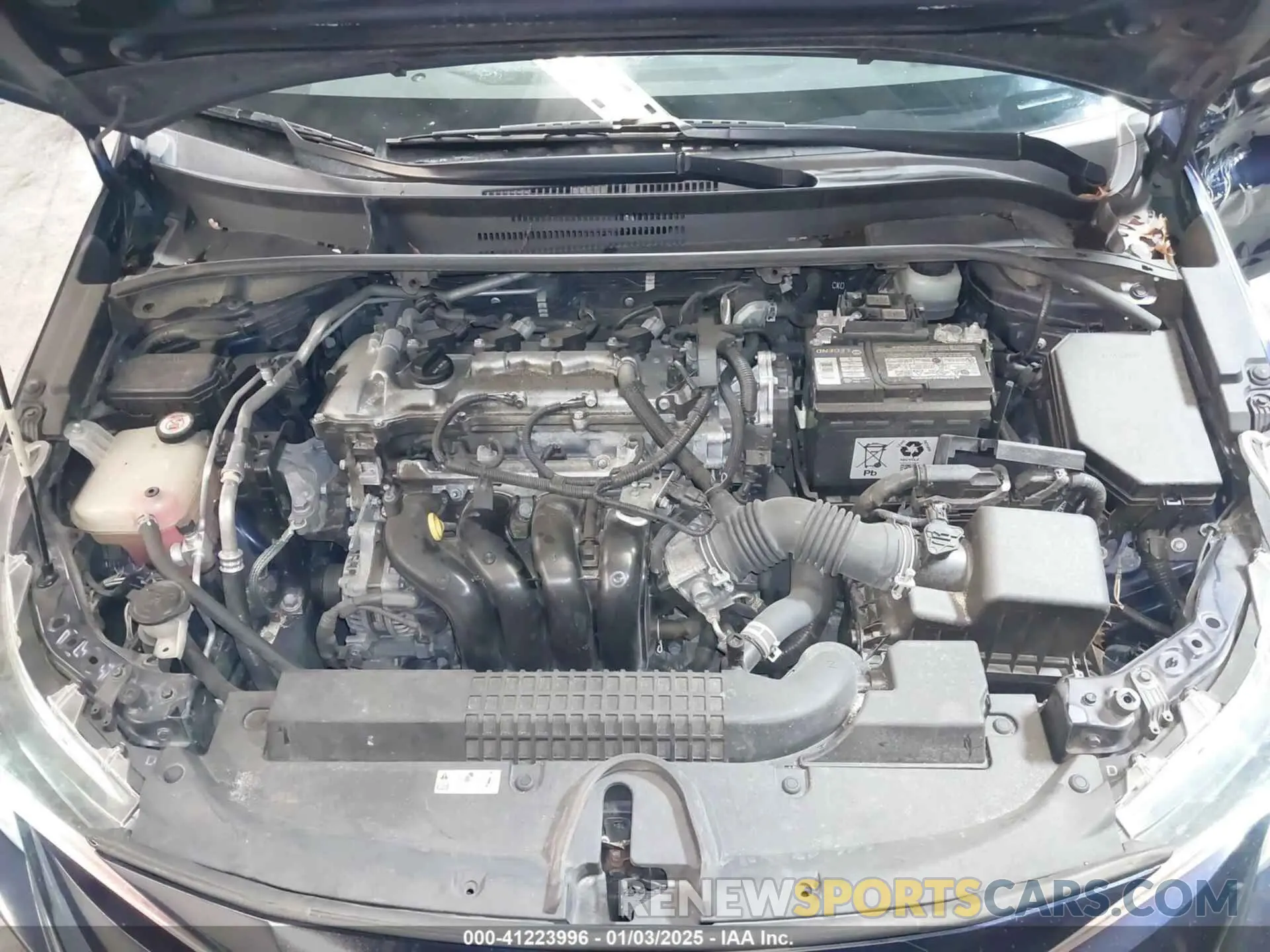 10 fotografías del automóvil dañado JTDEPRAE1LJ020854 TOYOTA COROLLA 2020