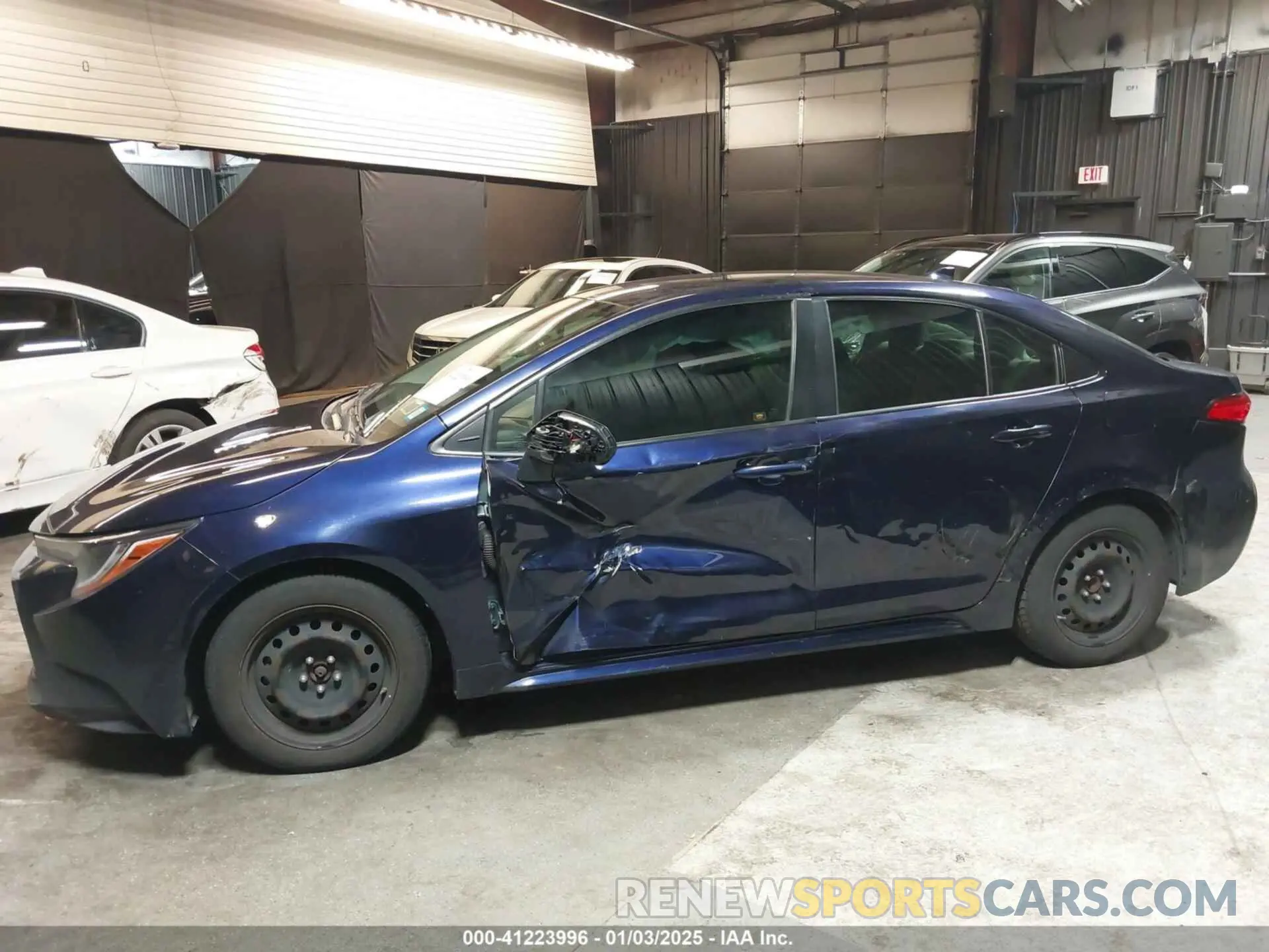 14 fotografías del automóvil dañado JTDEPRAE1LJ020854 TOYOTA COROLLA 2020