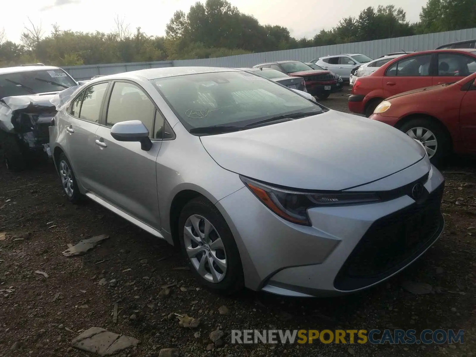 1 fotografías del automóvil dañado JTDEPRAE1LJ021163 TOYOTA COROLLA 2020