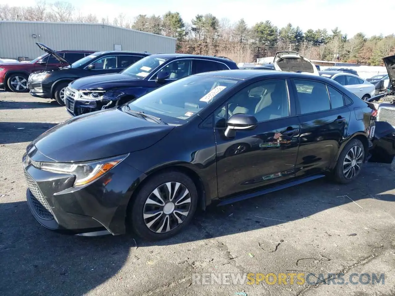 1 fotografías del automóvil dañado JTDEPRAE1LJ022958 TOYOTA COROLLA 2020