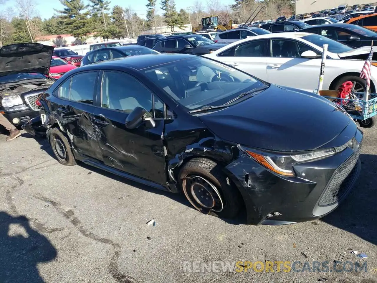 4 fotografías del automóvil dañado JTDEPRAE1LJ022958 TOYOTA COROLLA 2020