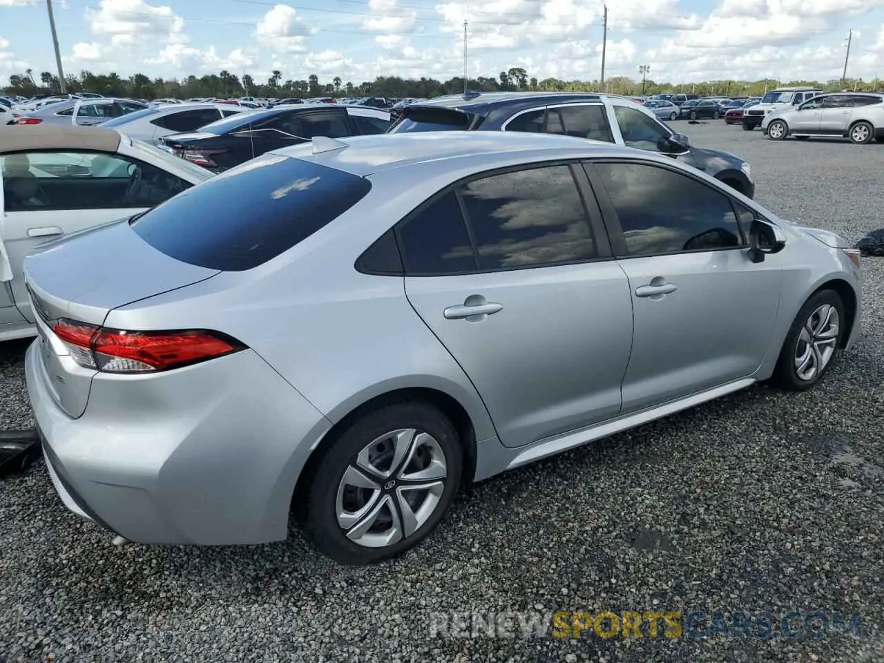 3 fotografías del automóvil dañado JTDEPRAE1LJ032583 TOYOTA COROLLA 2020