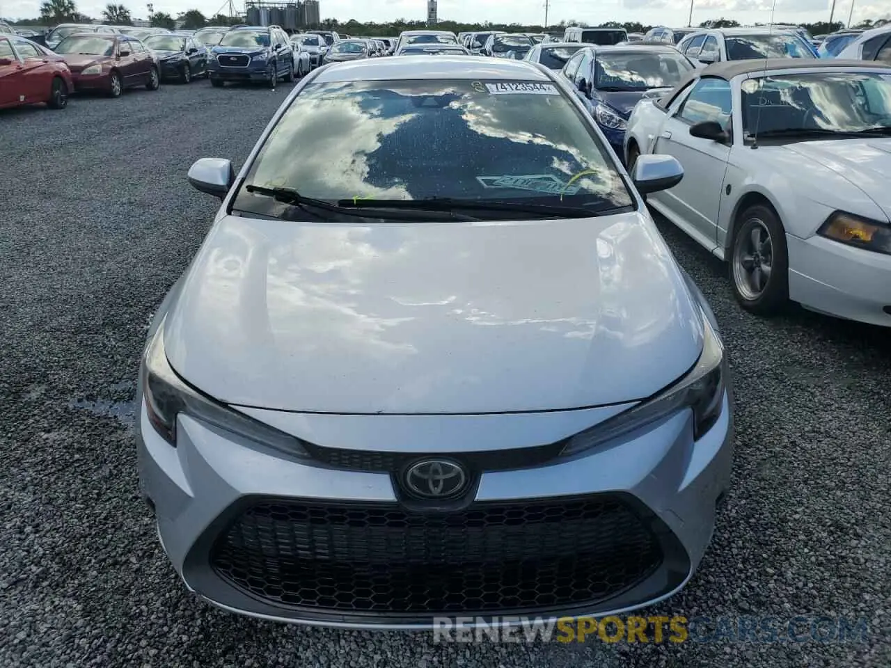 5 fotografías del automóvil dañado JTDEPRAE1LJ032583 TOYOTA COROLLA 2020