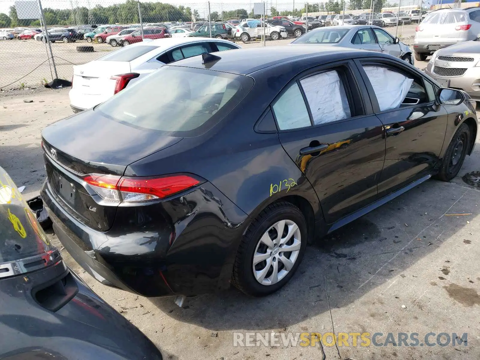 4 fotografías del automóvil dañado JTDEPRAE1LJ037895 TOYOTA COROLLA 2020