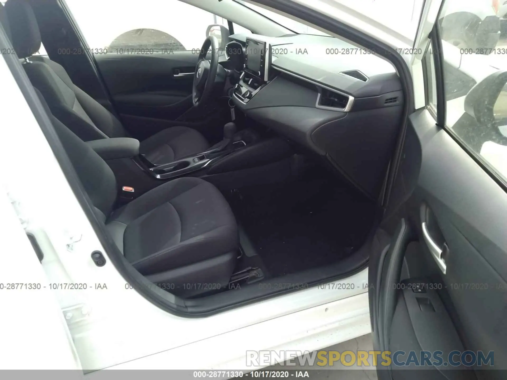 5 fotografías del automóvil dañado JTDEPRAE1LJ038612 TOYOTA COROLLA 2020