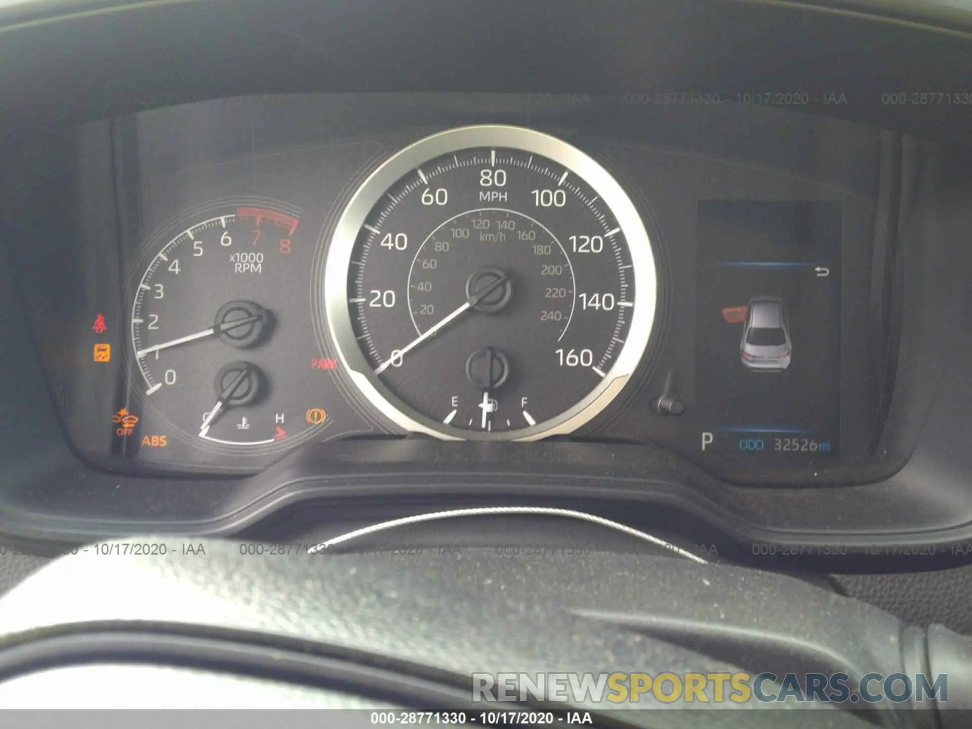 7 fotografías del automóvil dañado JTDEPRAE1LJ038612 TOYOTA COROLLA 2020