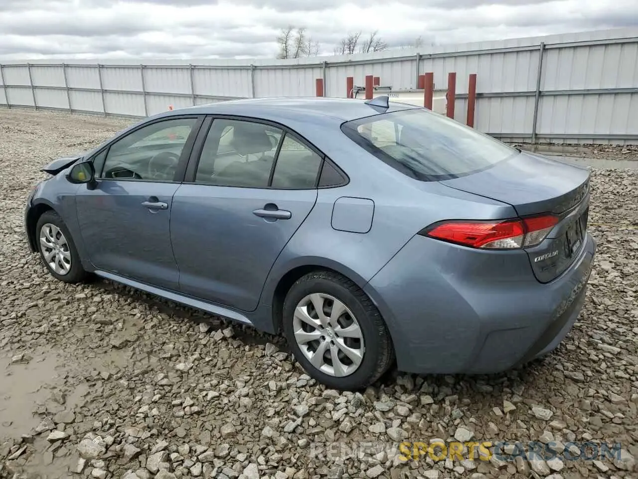 2 fotografías del automóvil dañado JTDEPRAE1LJ039985 TOYOTA COROLLA 2020