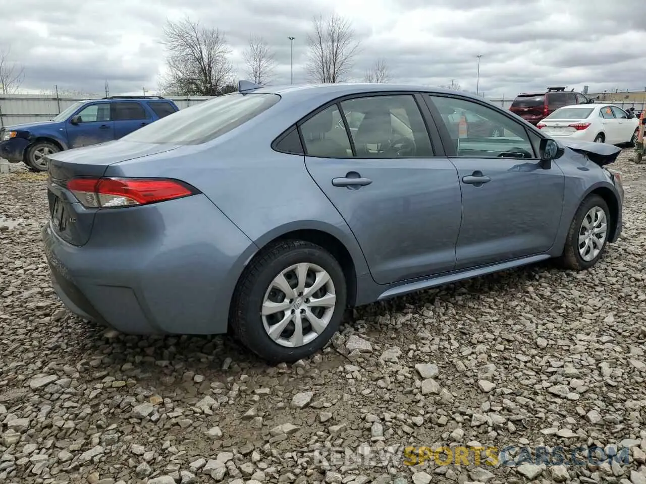 3 fotografías del automóvil dañado JTDEPRAE1LJ039985 TOYOTA COROLLA 2020