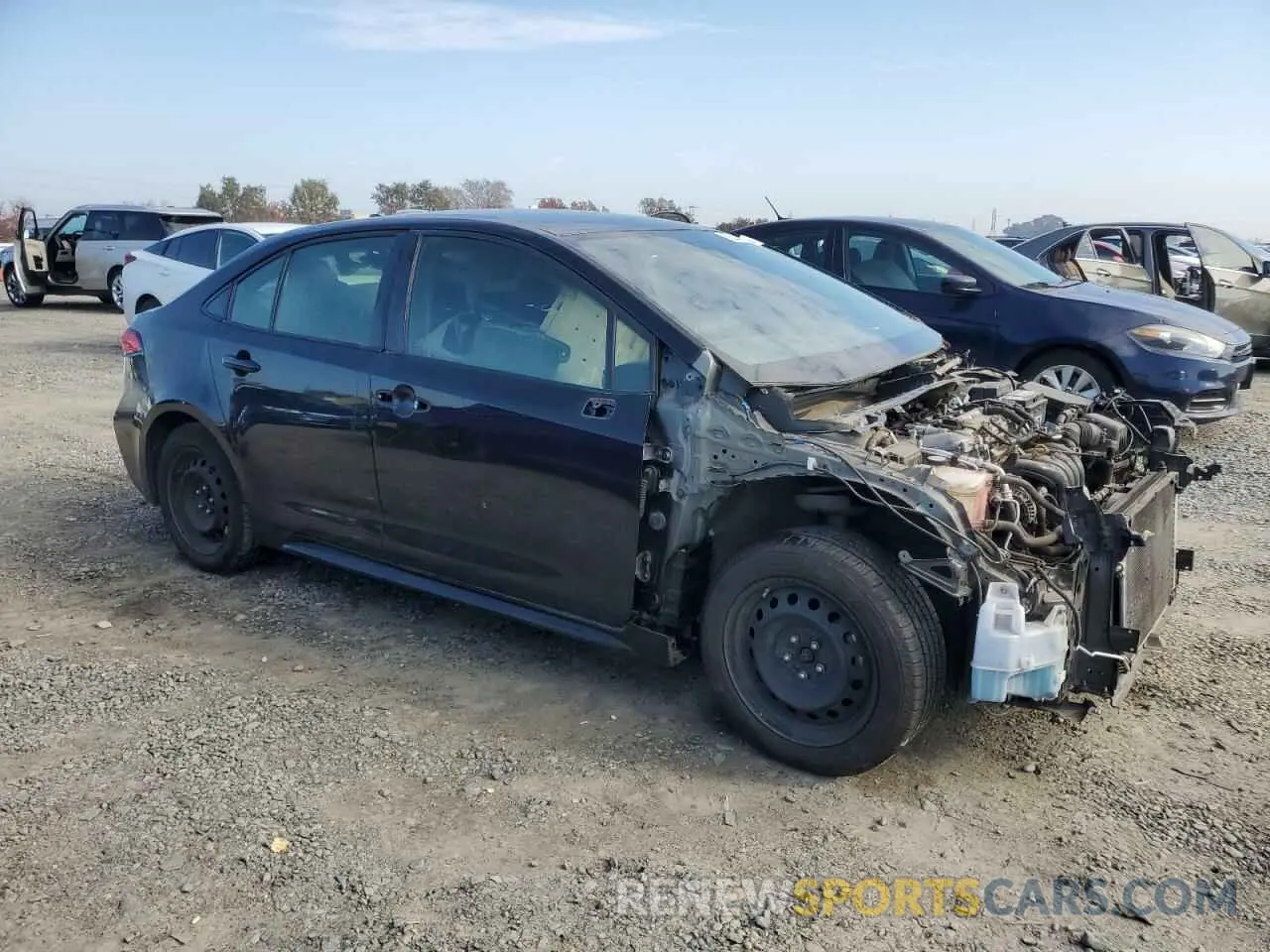 4 fotografías del automóvil dañado JTDEPRAE1LJ040070 TOYOTA COROLLA 2020