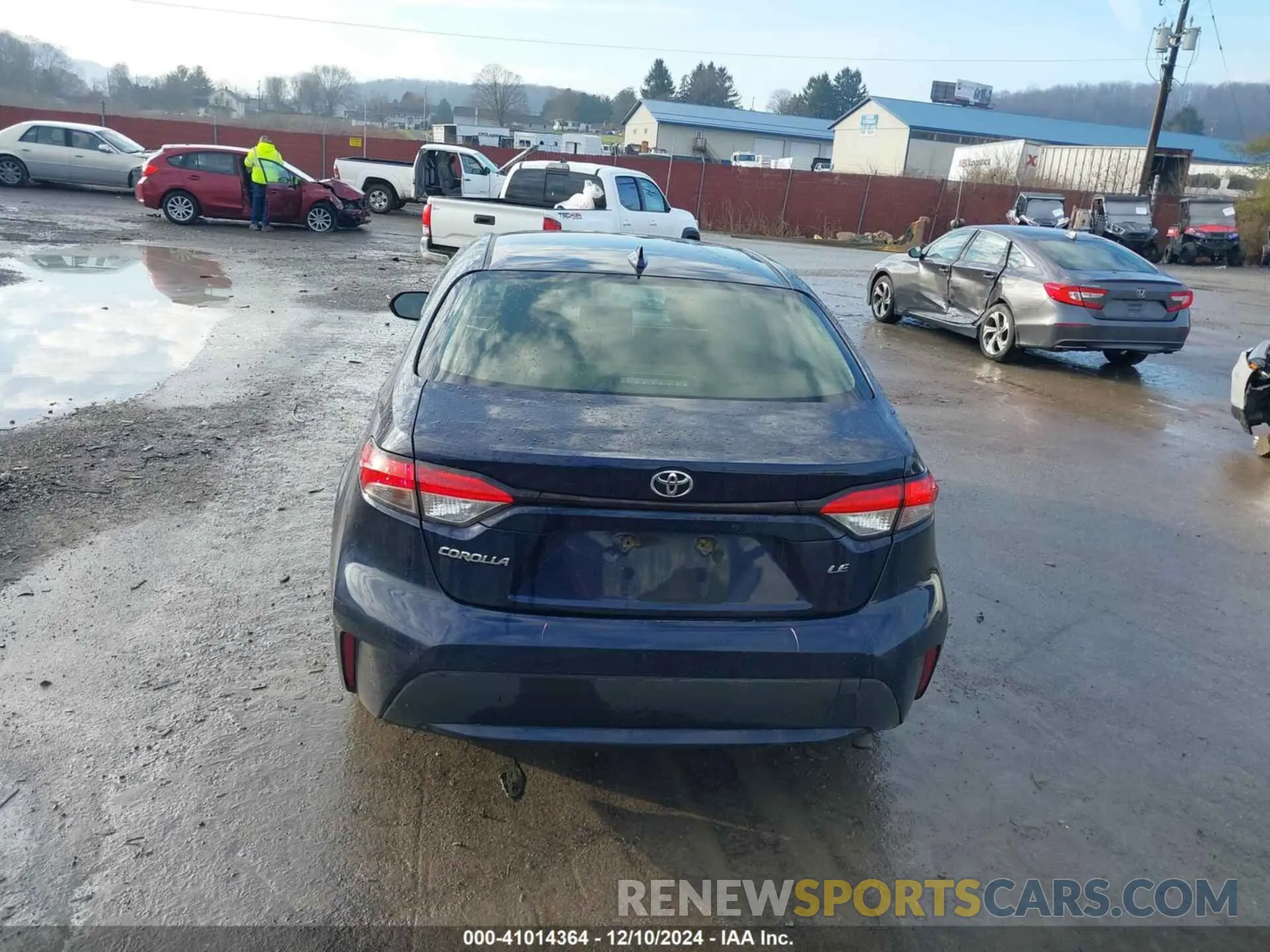 16 fotografías del automóvil dañado JTDEPRAE1LJ044619 TOYOTA COROLLA 2020