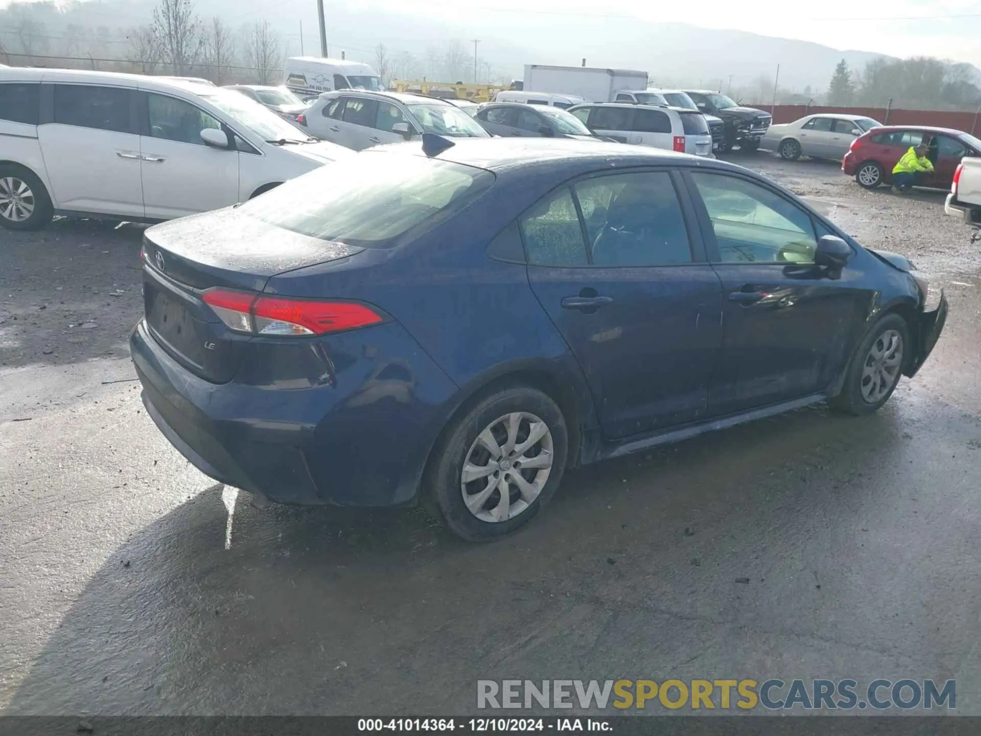 4 fotografías del automóvil dañado JTDEPRAE1LJ044619 TOYOTA COROLLA 2020