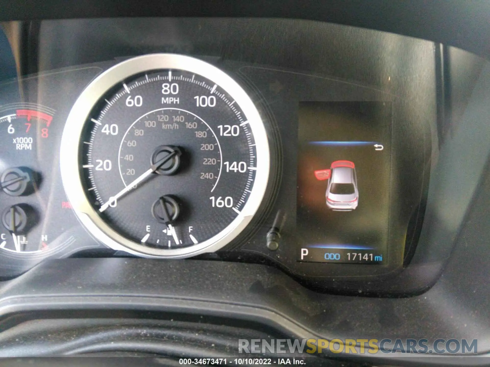 7 fotografías del automóvil dañado JTDEPRAE1LJ049996 TOYOTA COROLLA 2020