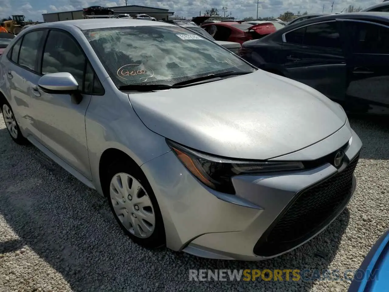 1 fotografías del automóvil dañado JTDEPRAE1LJ050128 TOYOTA COROLLA 2020