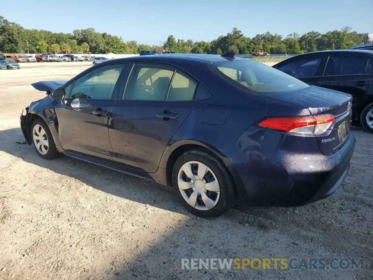 2 fotografías del automóvil dañado JTDEPRAE1LJ050811 TOYOTA COROLLA 2020