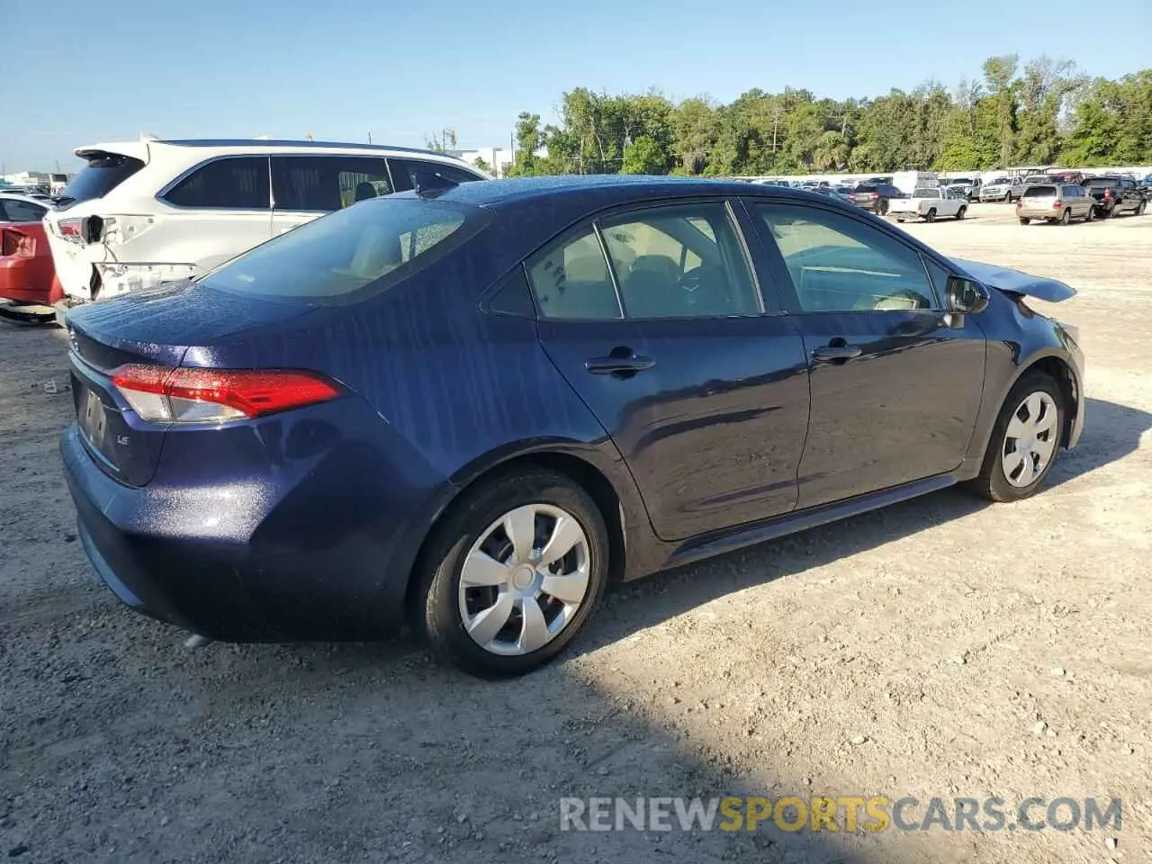 3 fotografías del automóvil dañado JTDEPRAE1LJ050811 TOYOTA COROLLA 2020