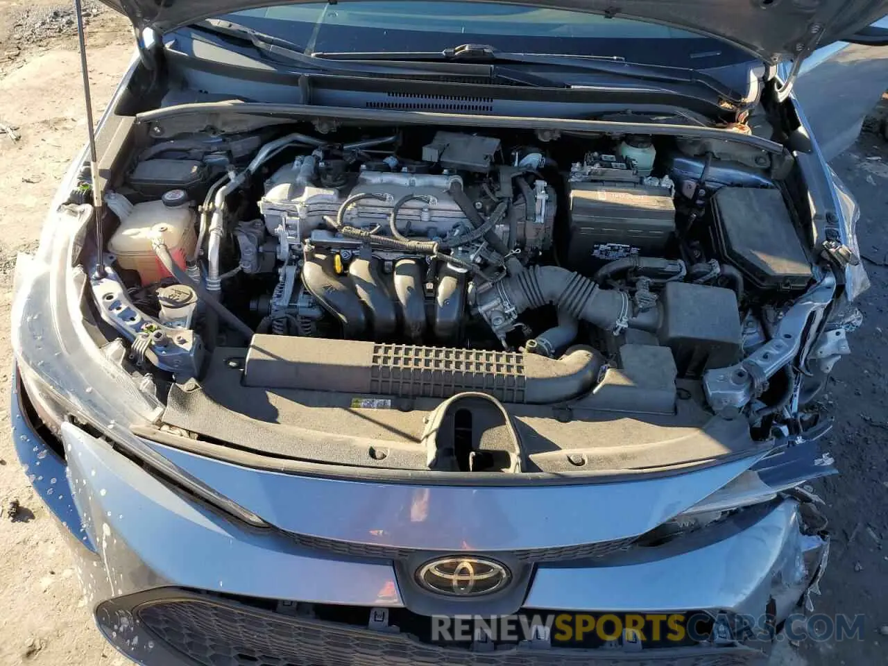 11 fotografías del automóvil dañado JTDEPRAE1LJ060562 TOYOTA COROLLA 2020