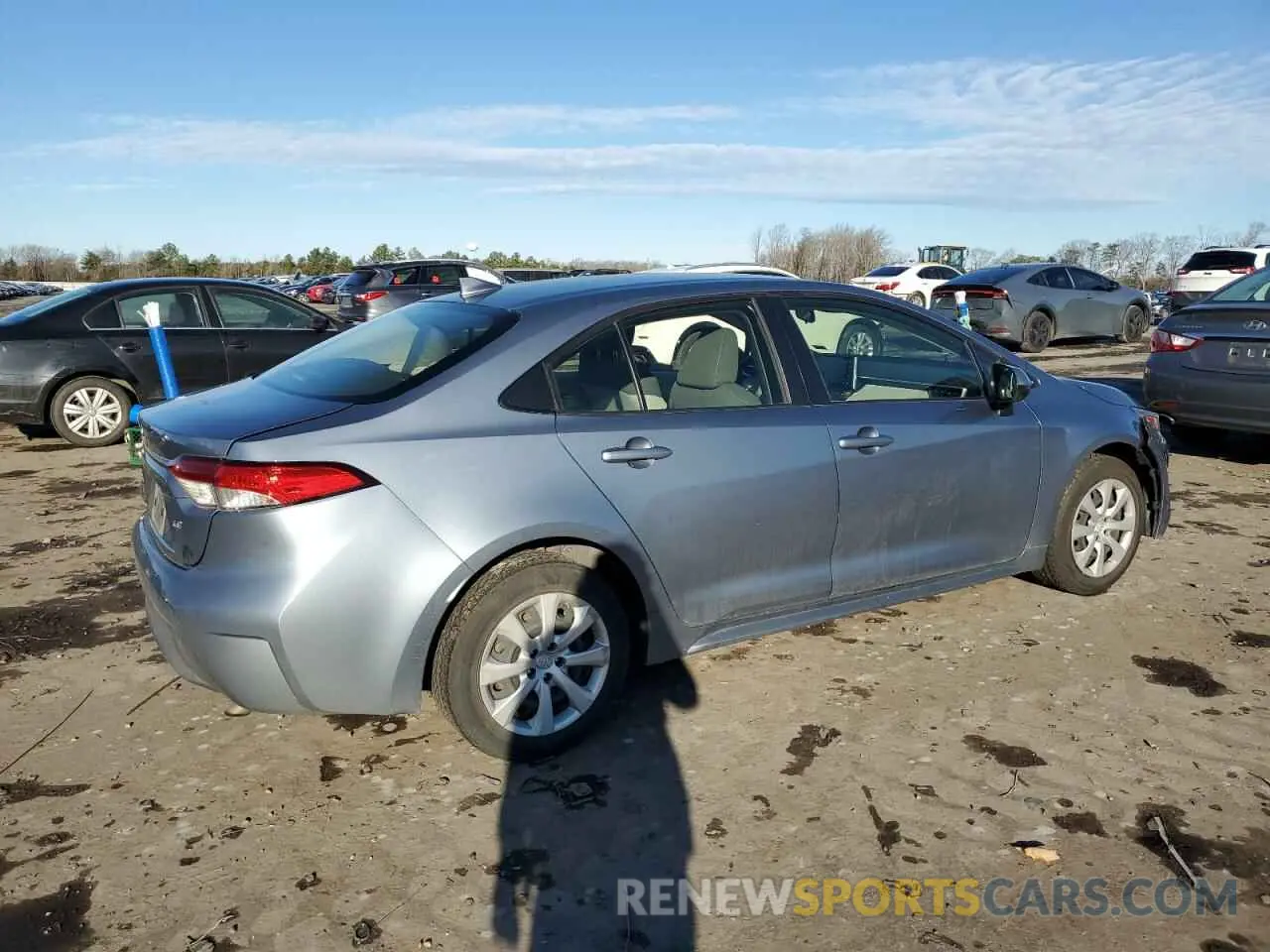 3 fotografías del automóvil dañado JTDEPRAE1LJ060562 TOYOTA COROLLA 2020