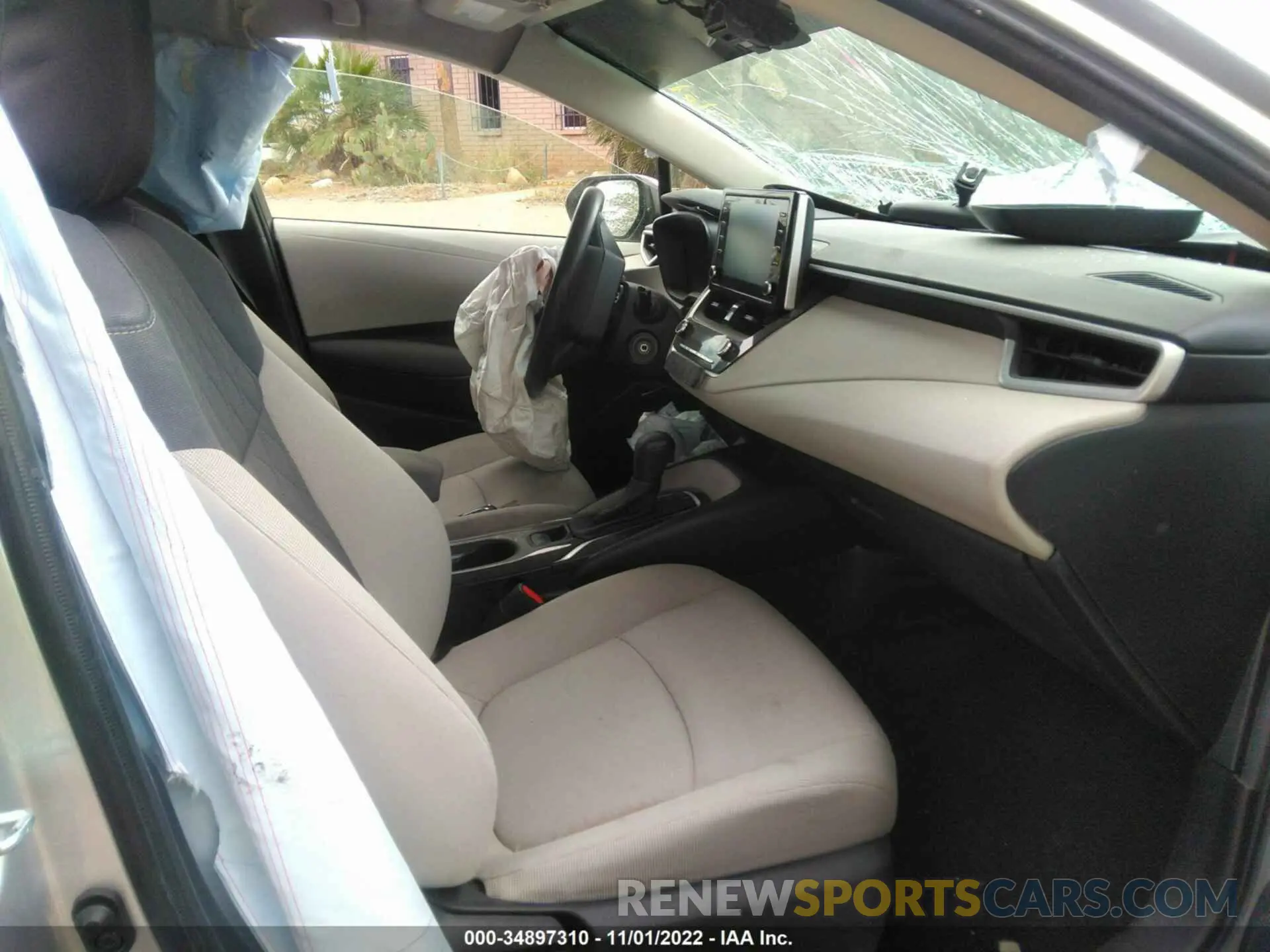5 fotografías del automóvil dañado JTDEPRAE1LJ061985 TOYOTA COROLLA 2020