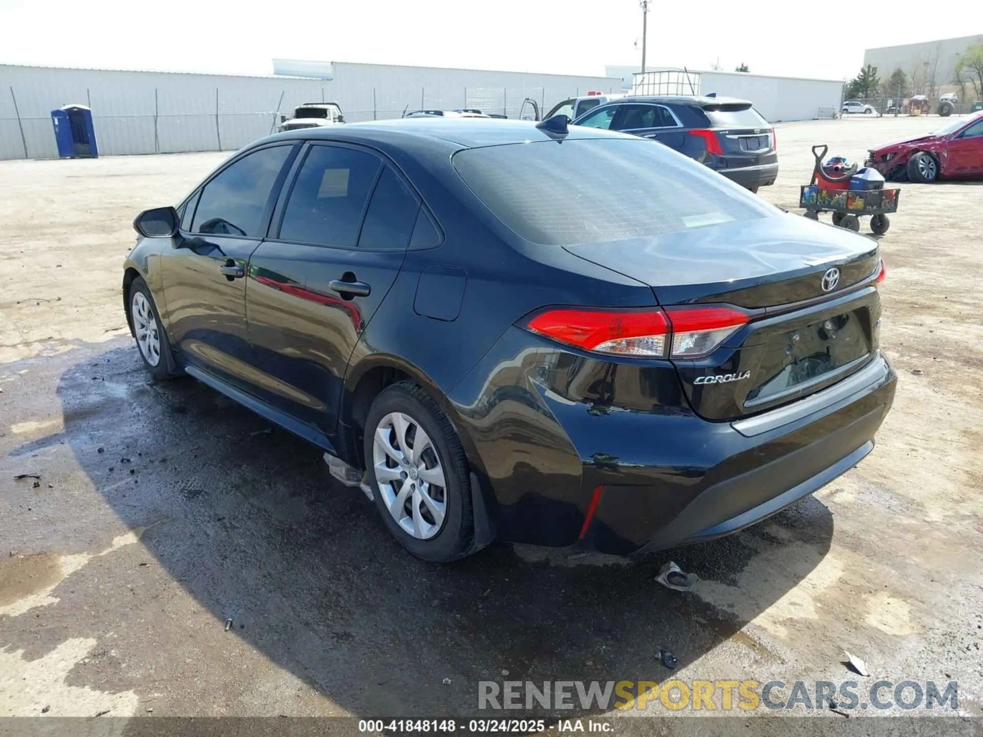 3 fotografías del automóvil dañado JTDEPRAE1LJ066538 TOYOTA COROLLA 2020